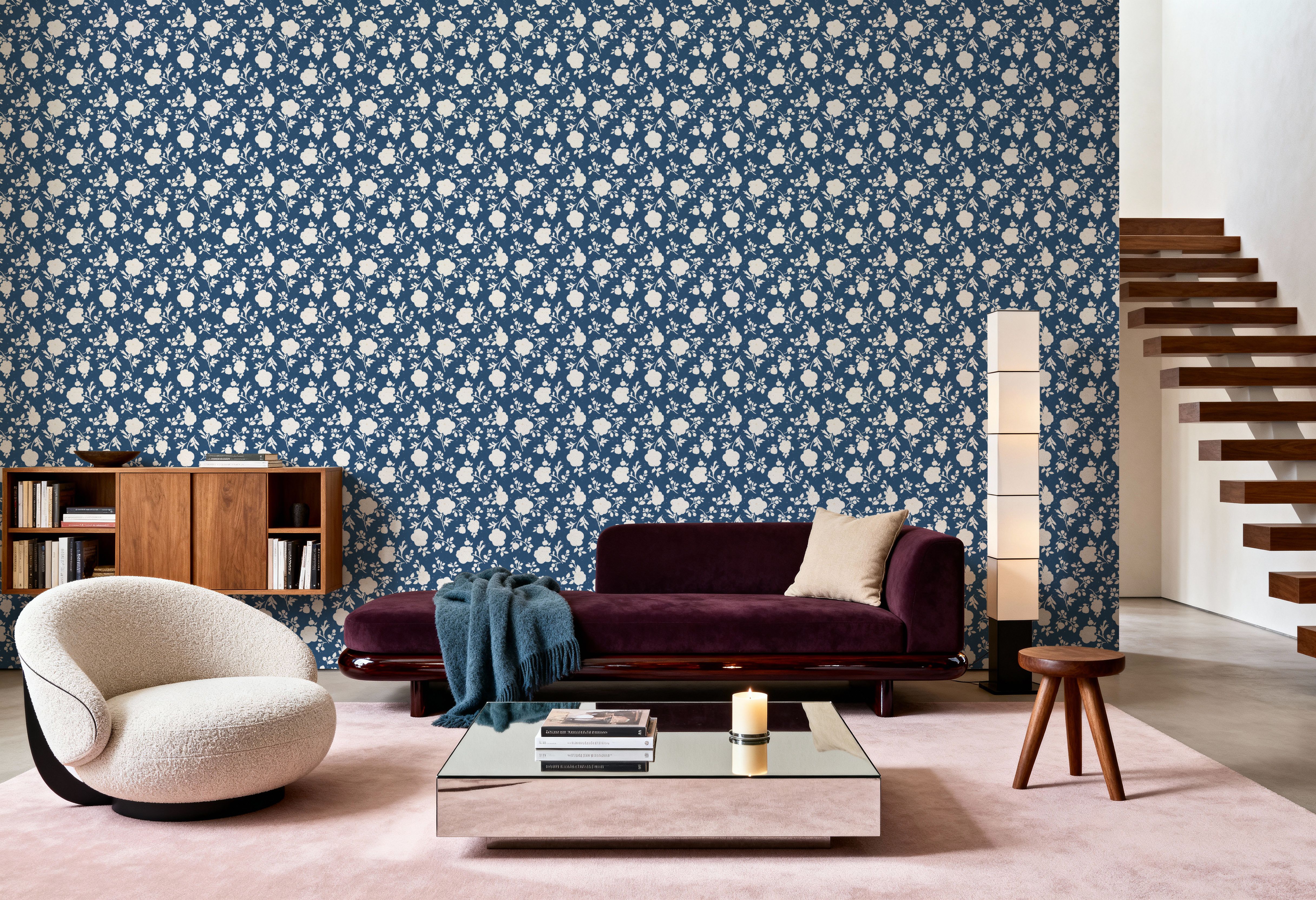 Country Flowery Blue