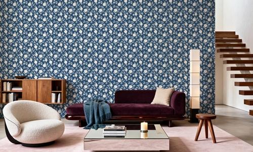 Country Flowery Blue