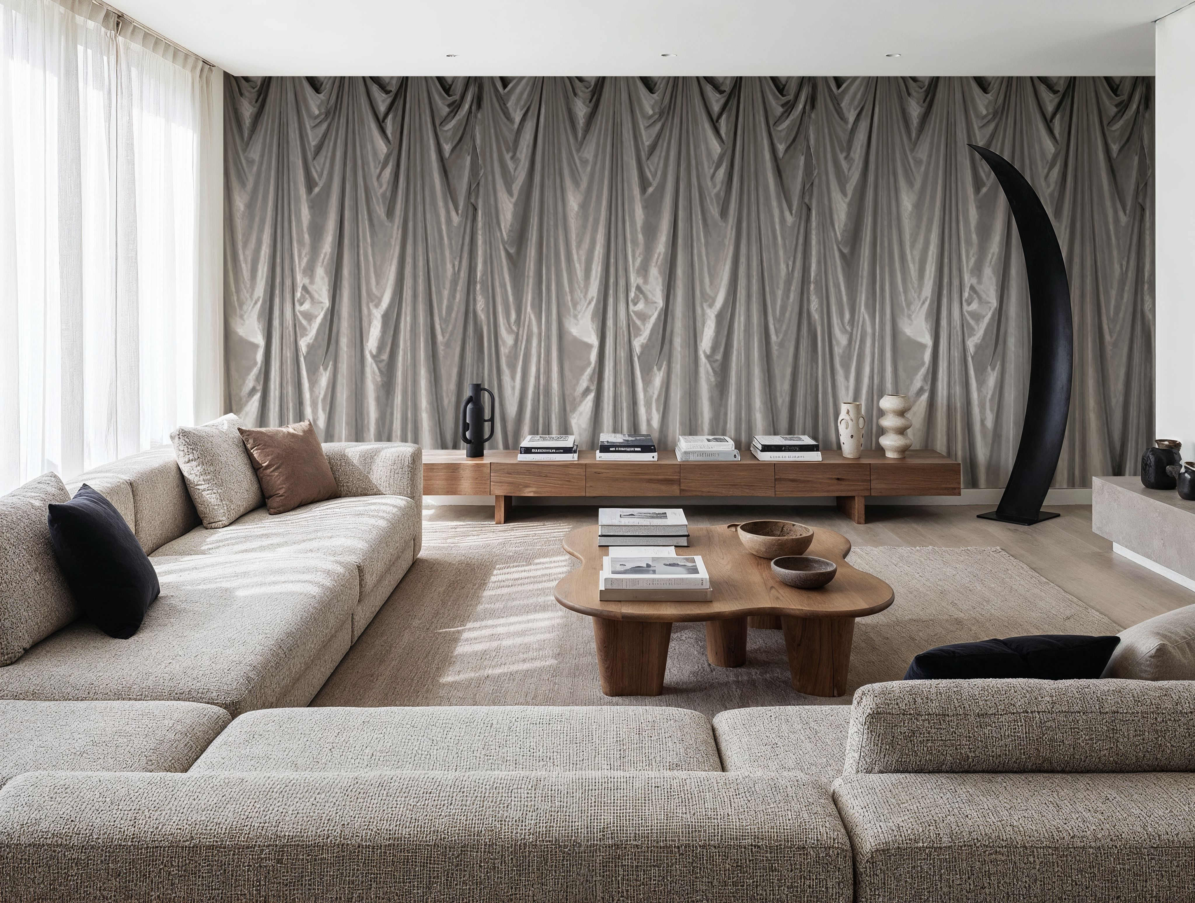 Medici Drapes, Oyster