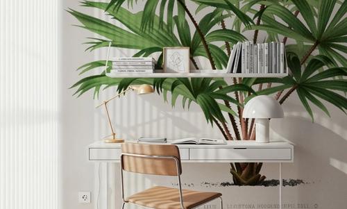 Vintage Palm Tree III