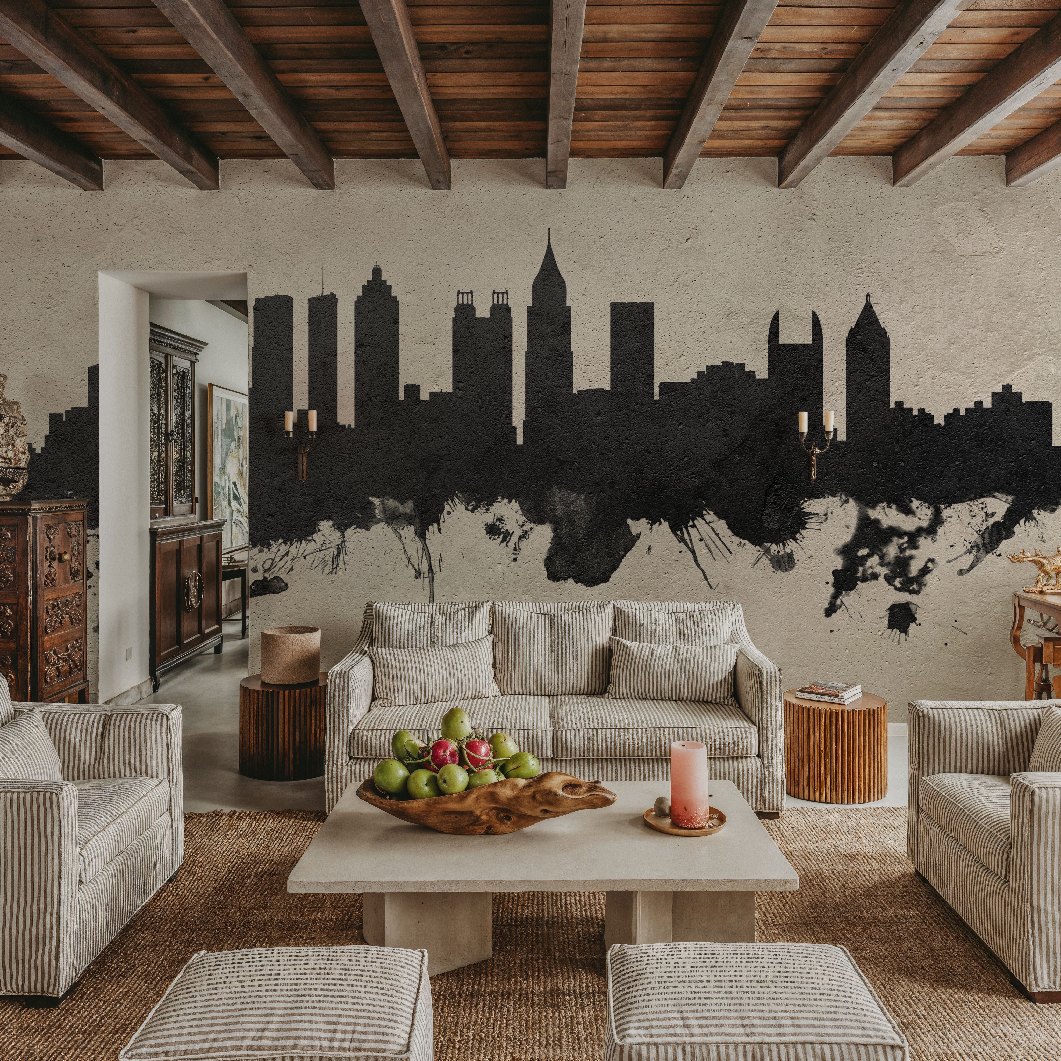 Atlanta Georgia Skyline Concrete