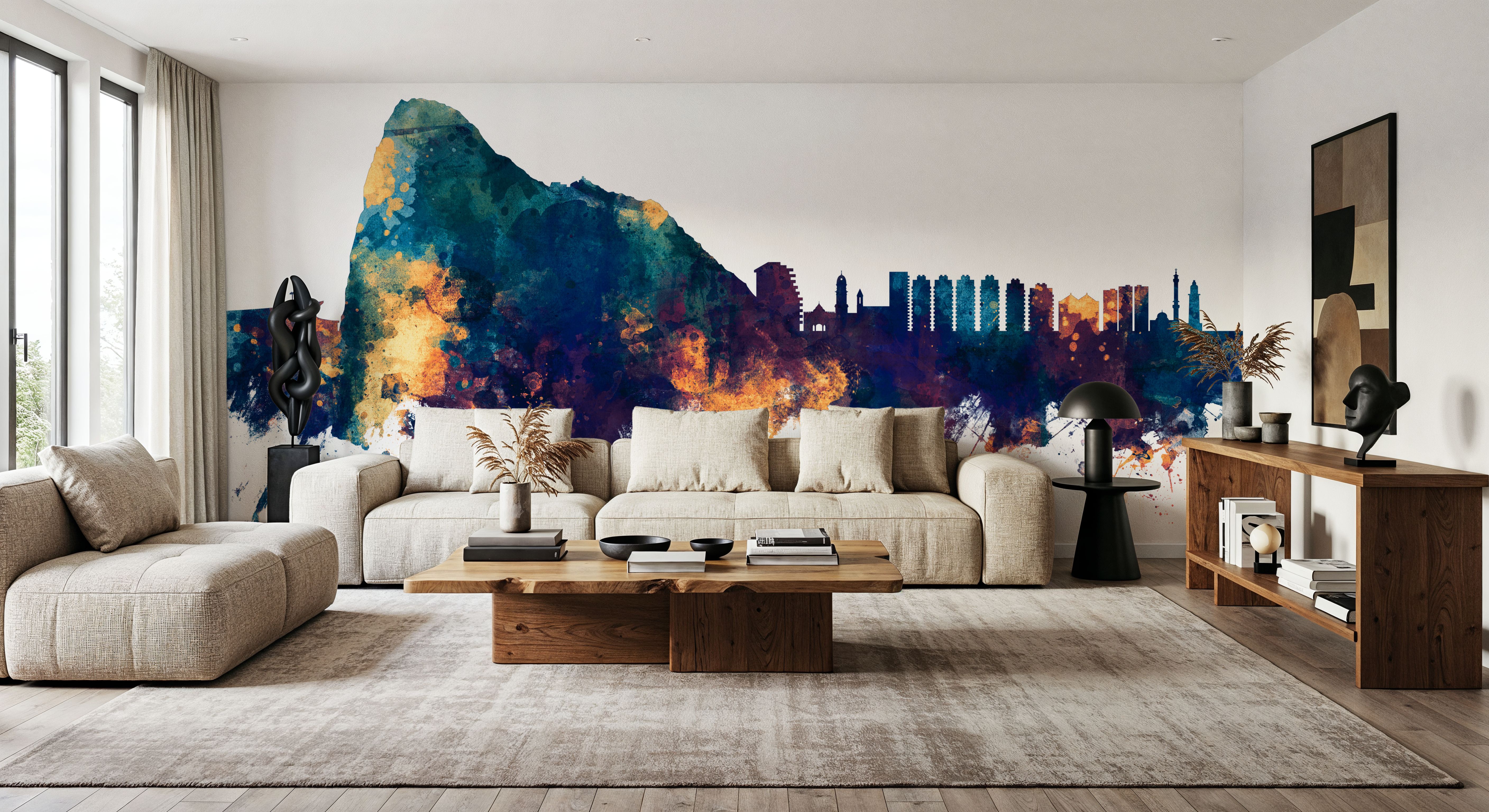 Gibraltar Skyline Blue & Bronze