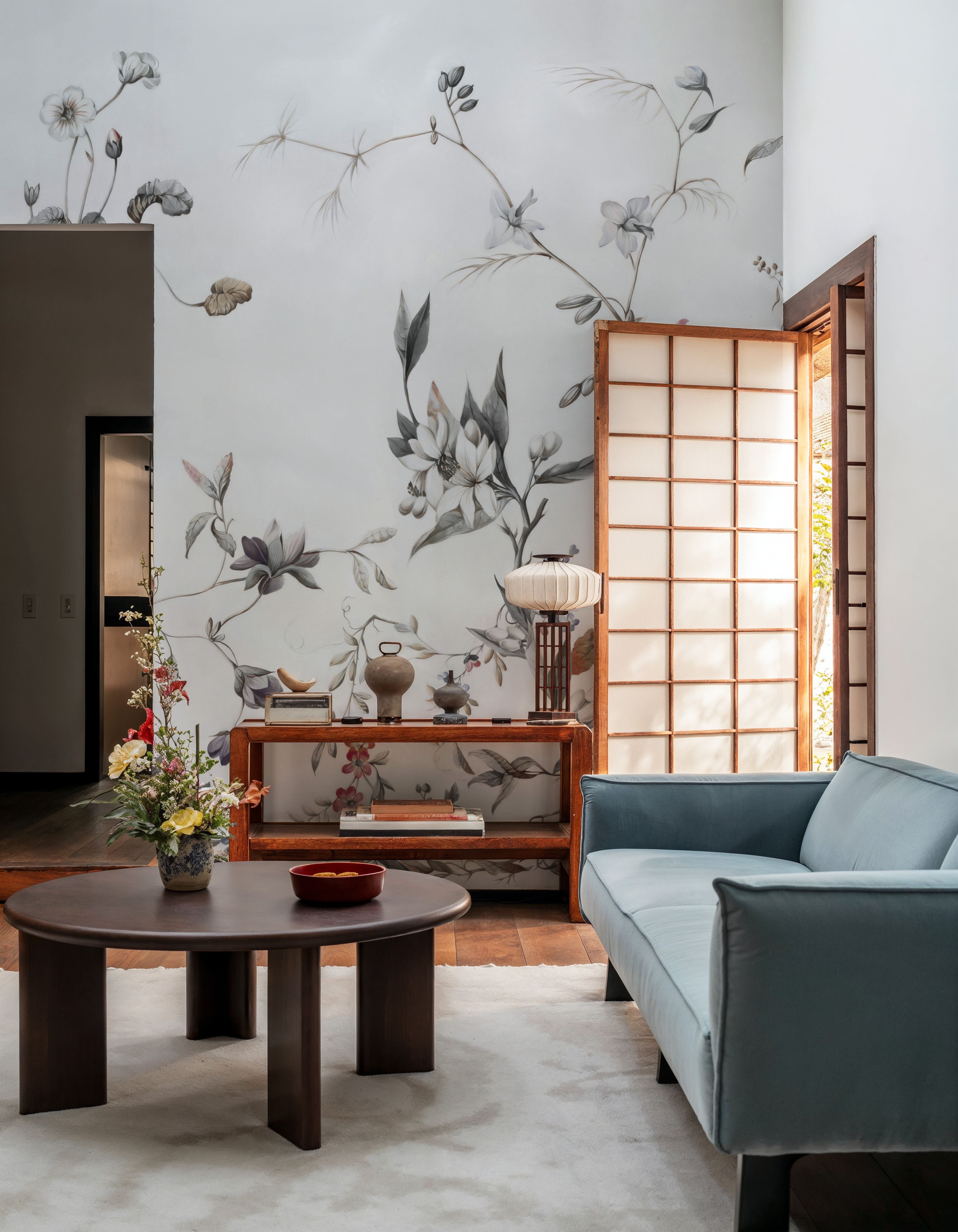 My Floral Abode, Gray