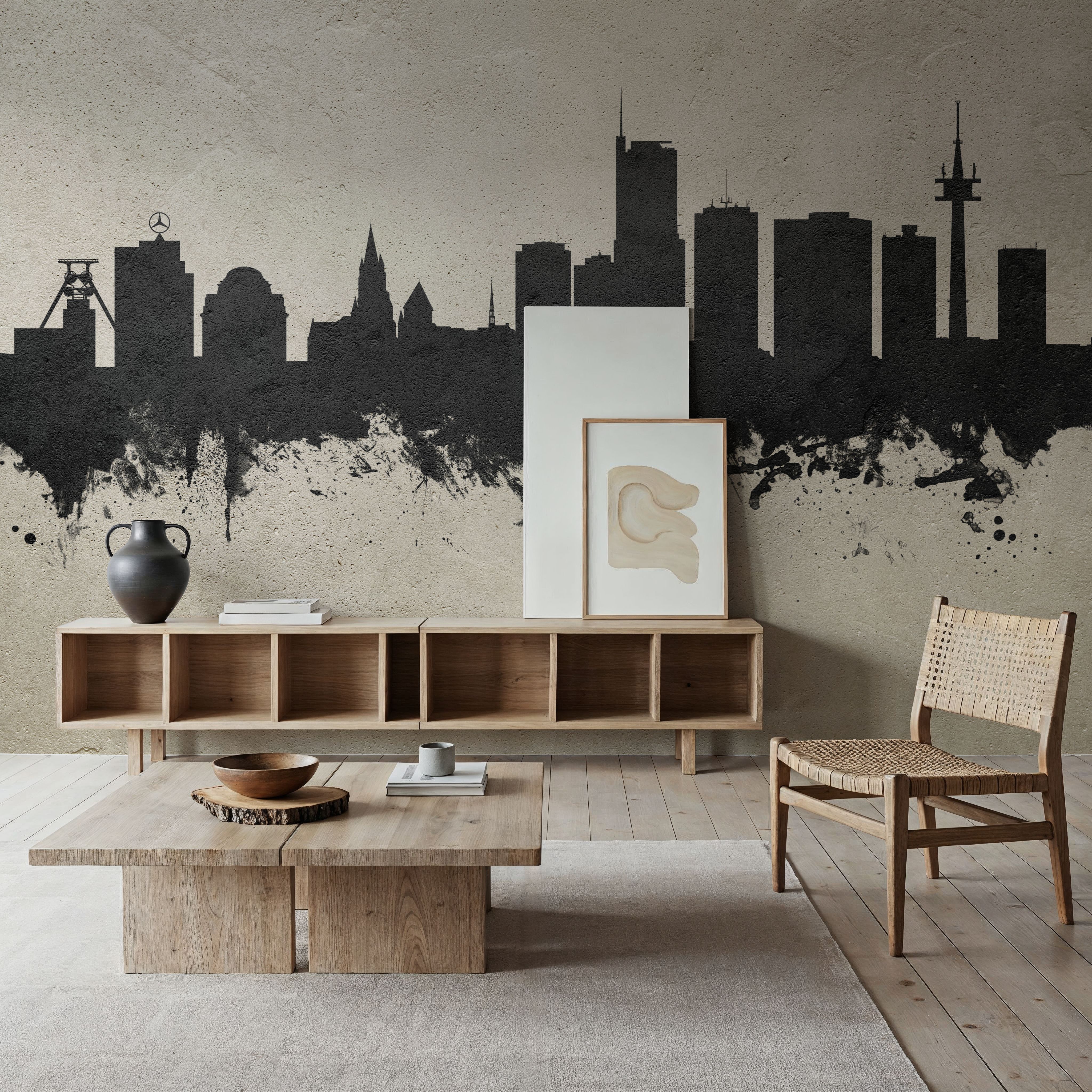 Essen Germany Skyline Concrete