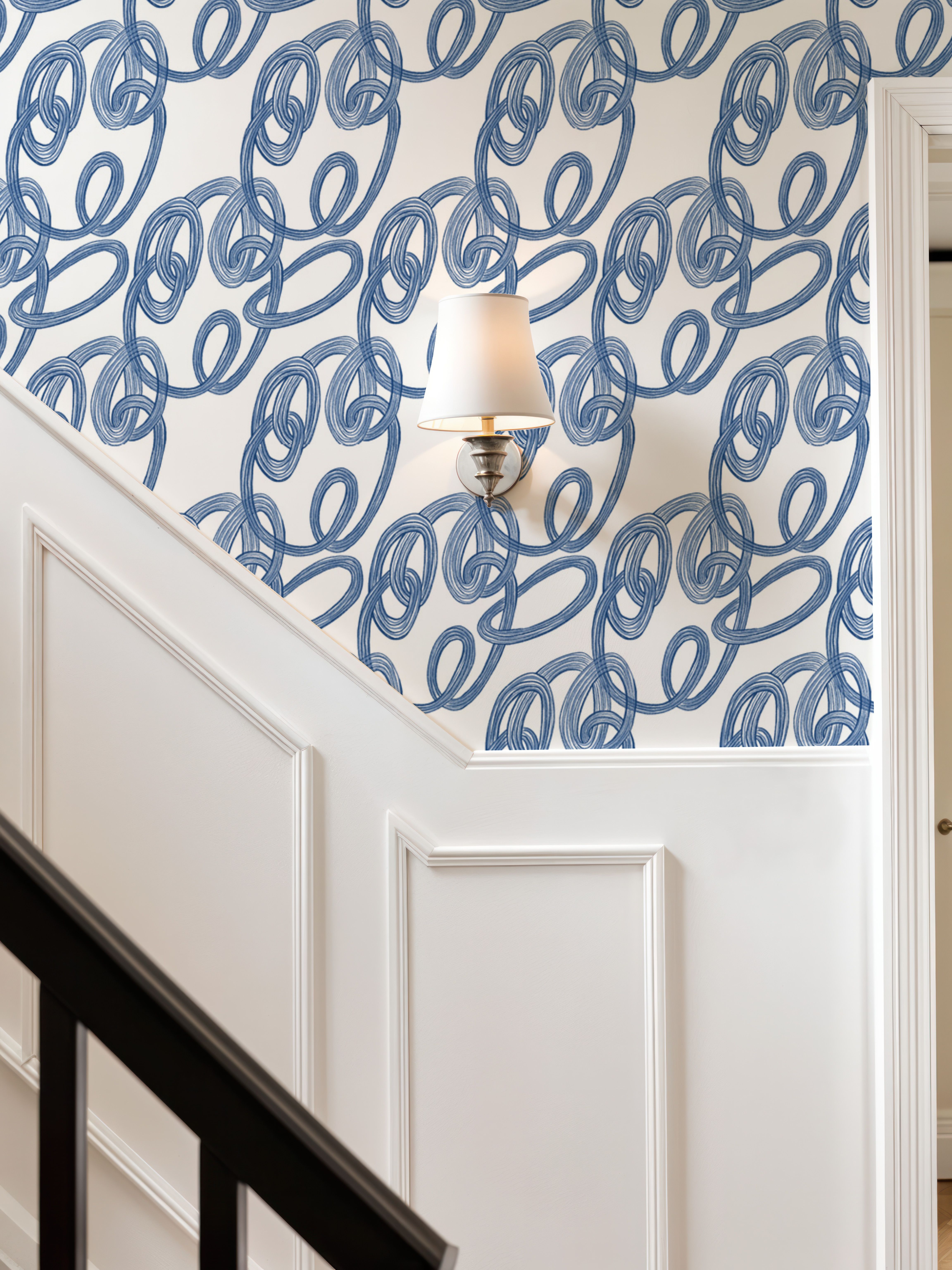 Swirls Blue