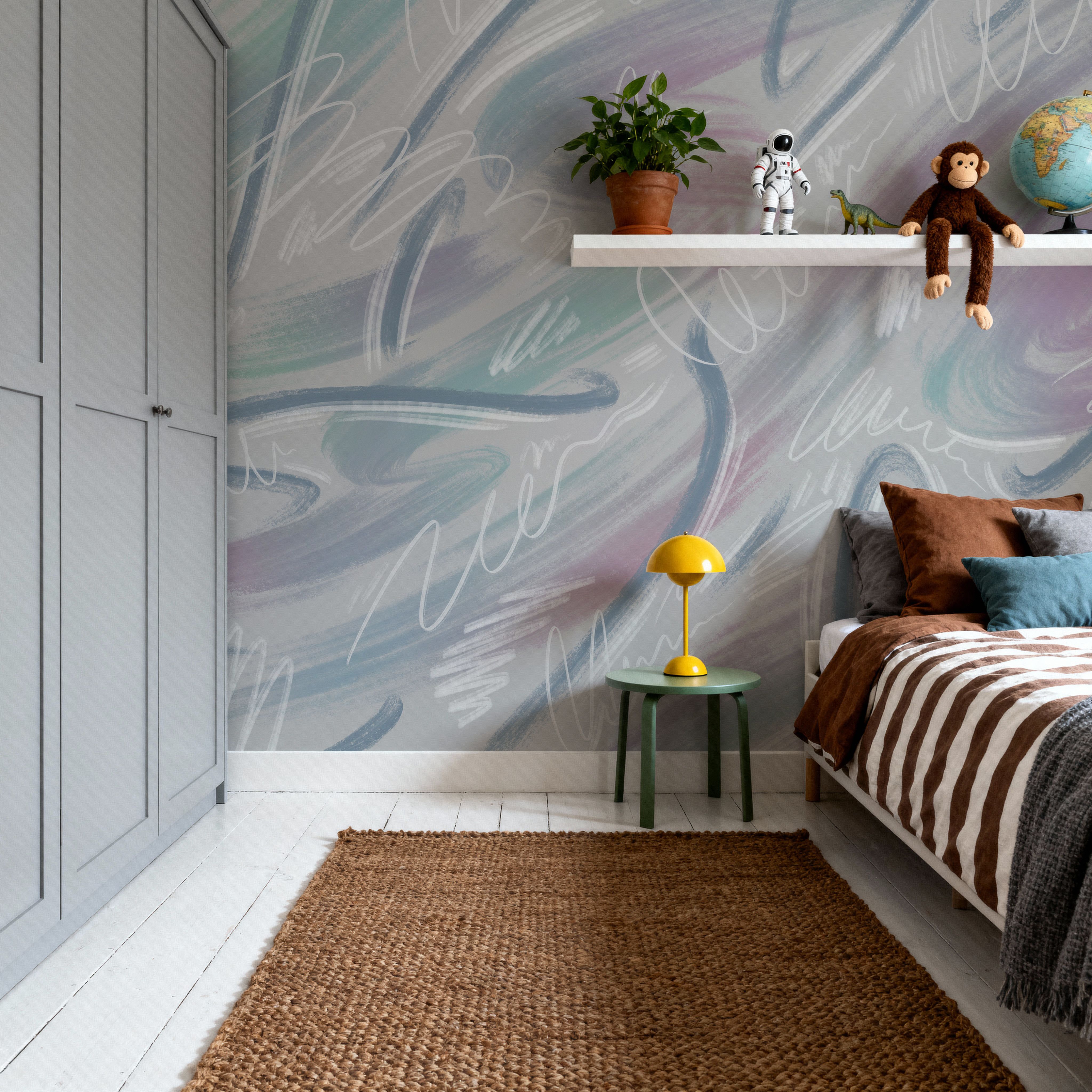 Scribble Flow, Pastel