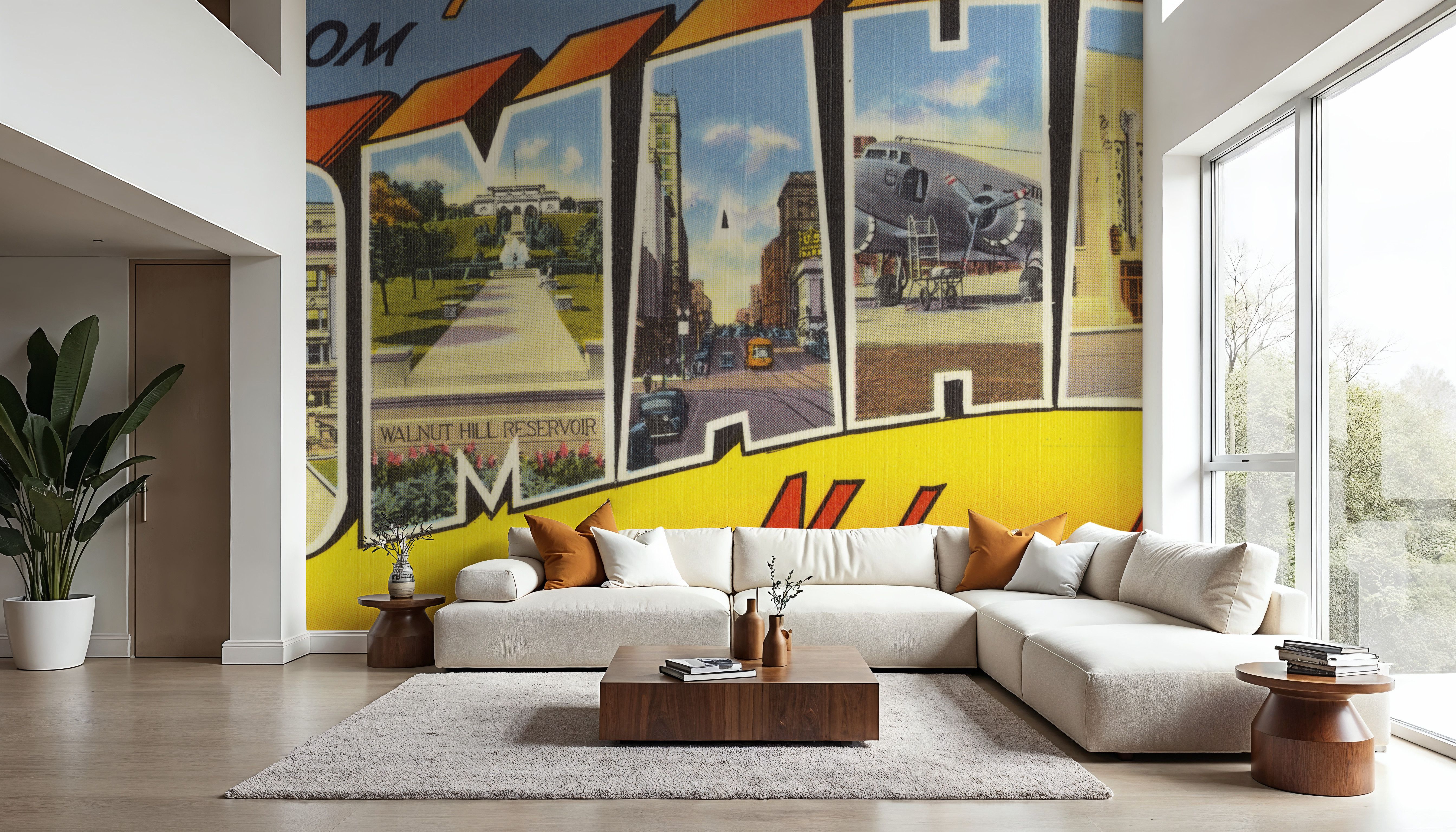 Greetings from Omaha - Screenprint Postcard