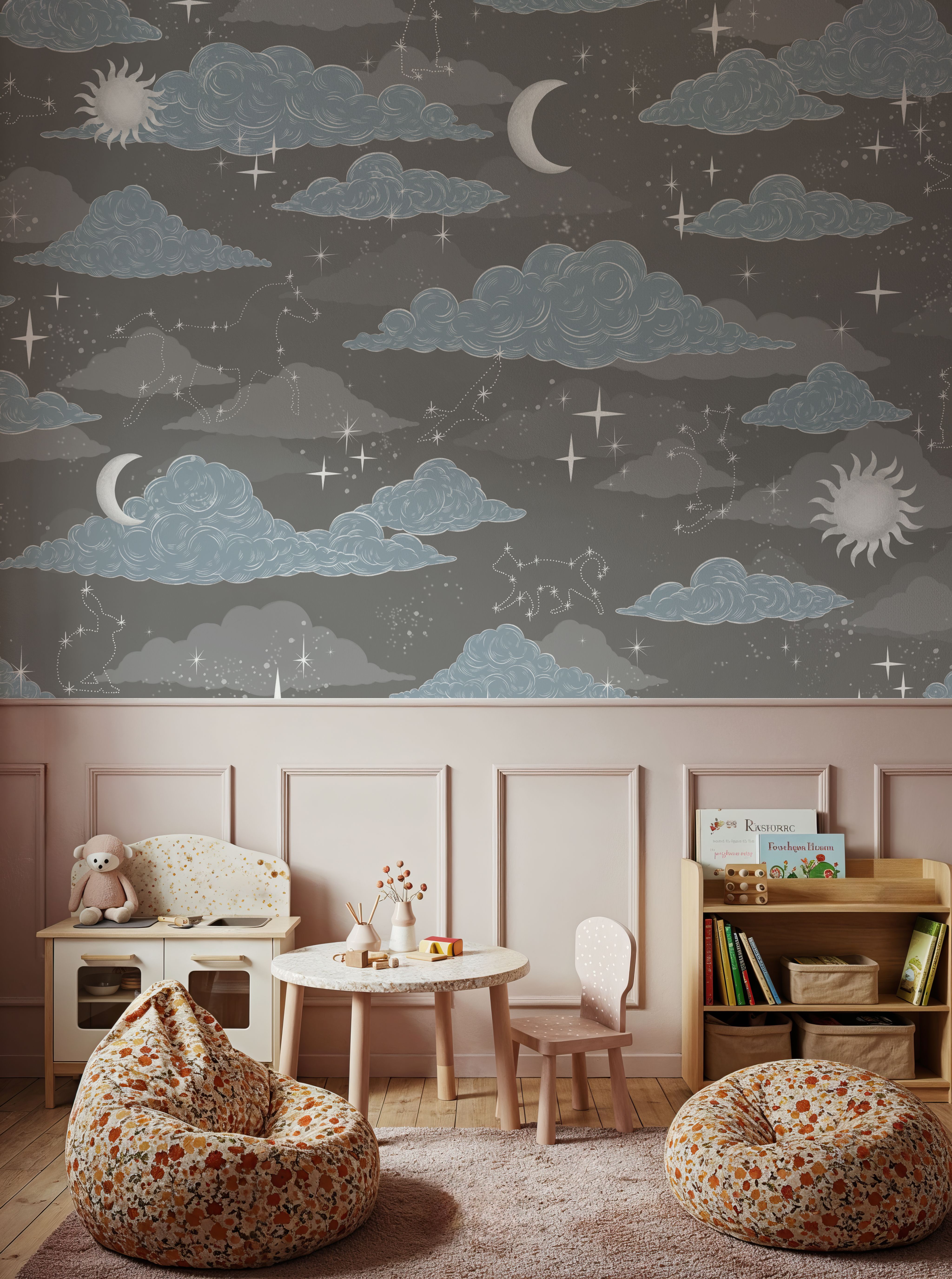 Moonlit Constellations, Taupe