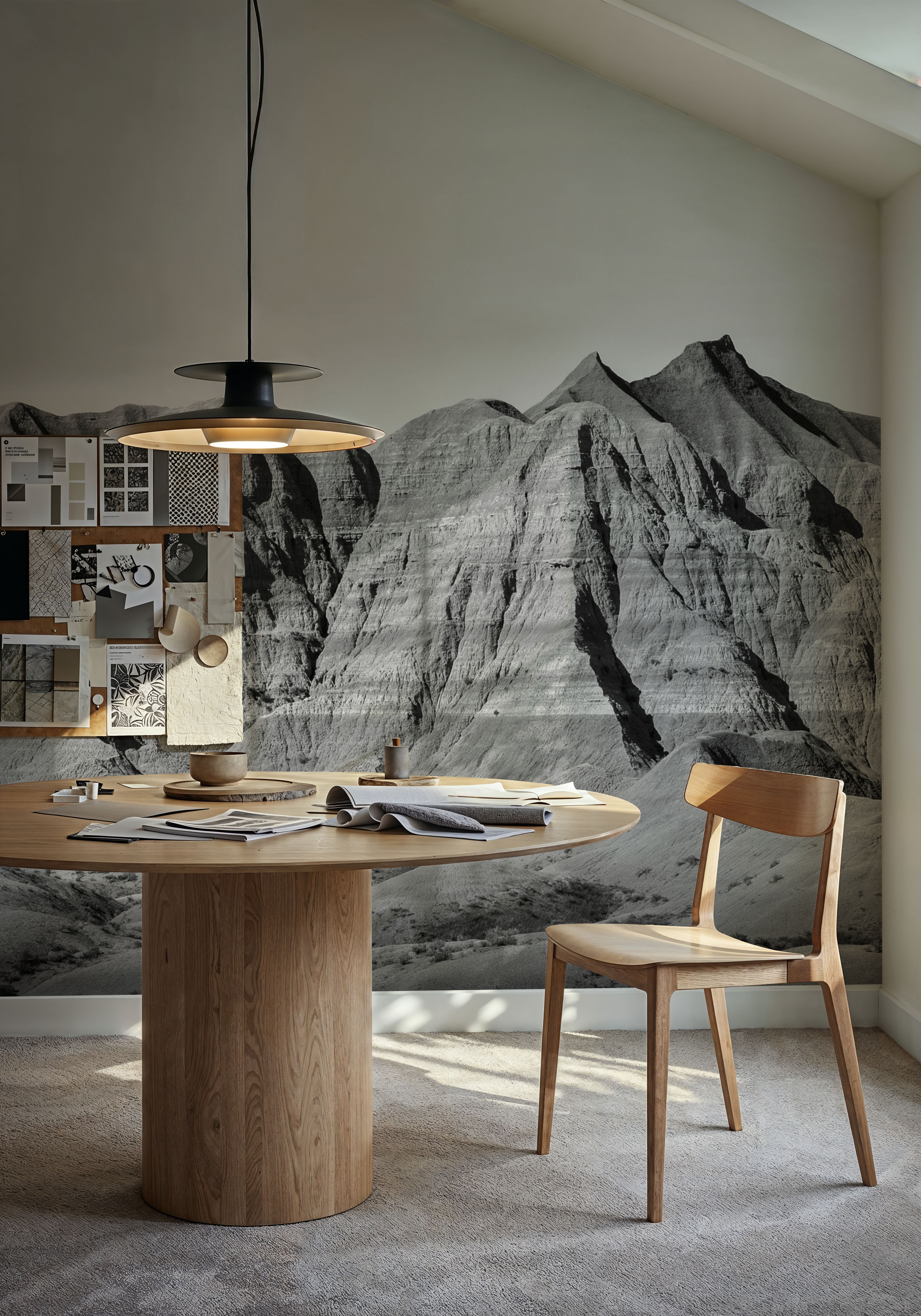 Badlands Black And White