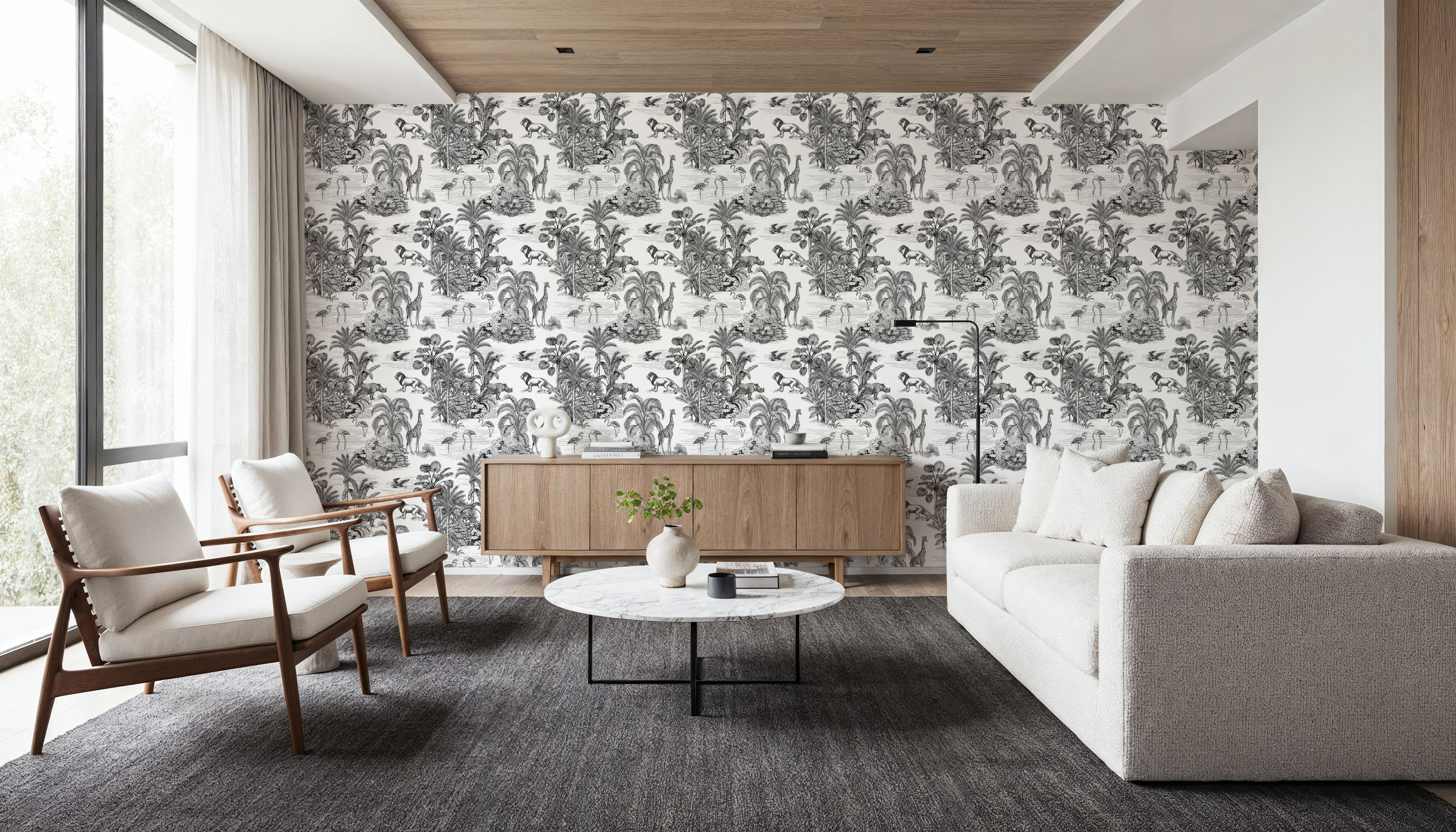 Jungle Animals Toile