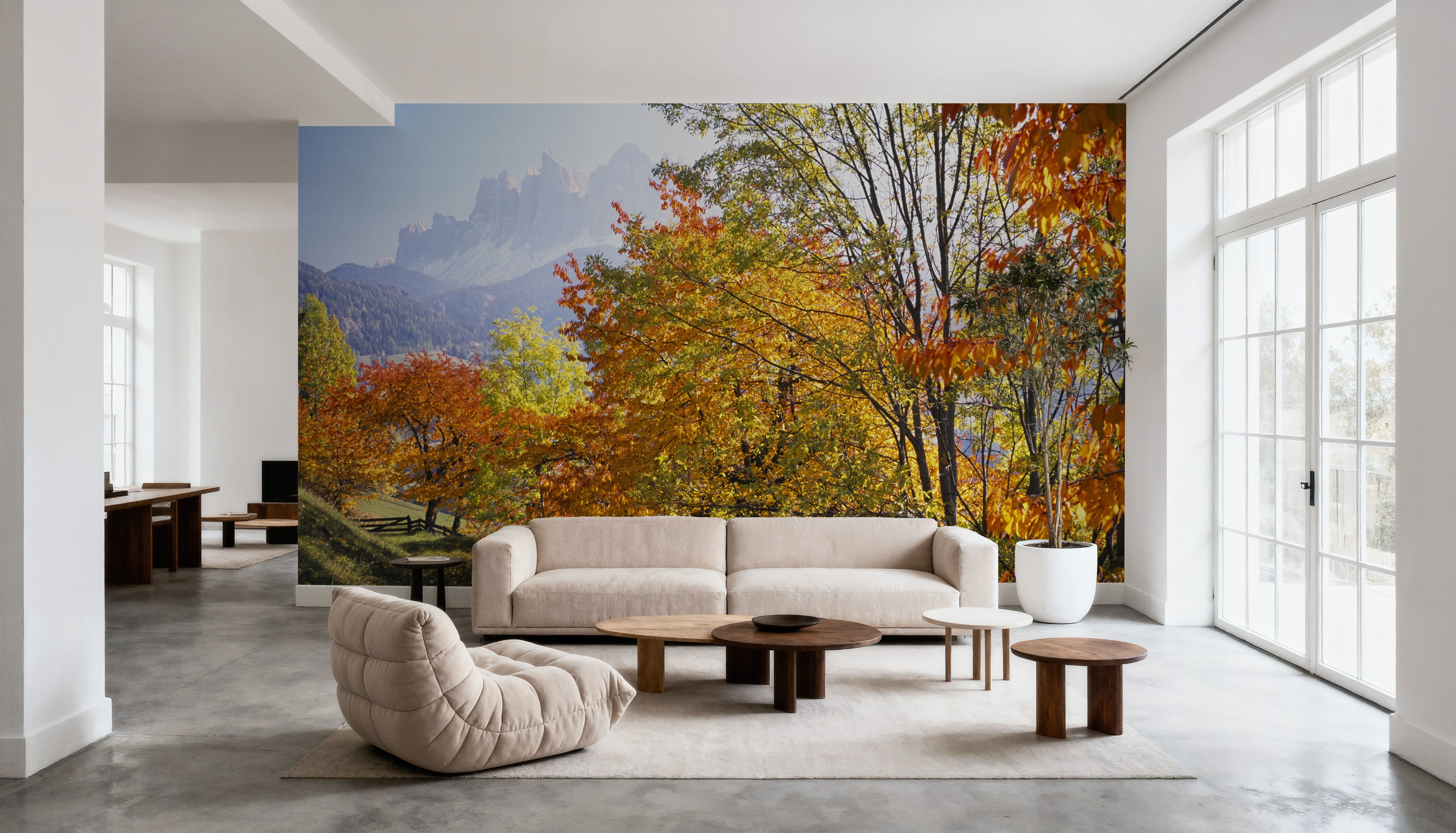 Autumn Mountain Glow