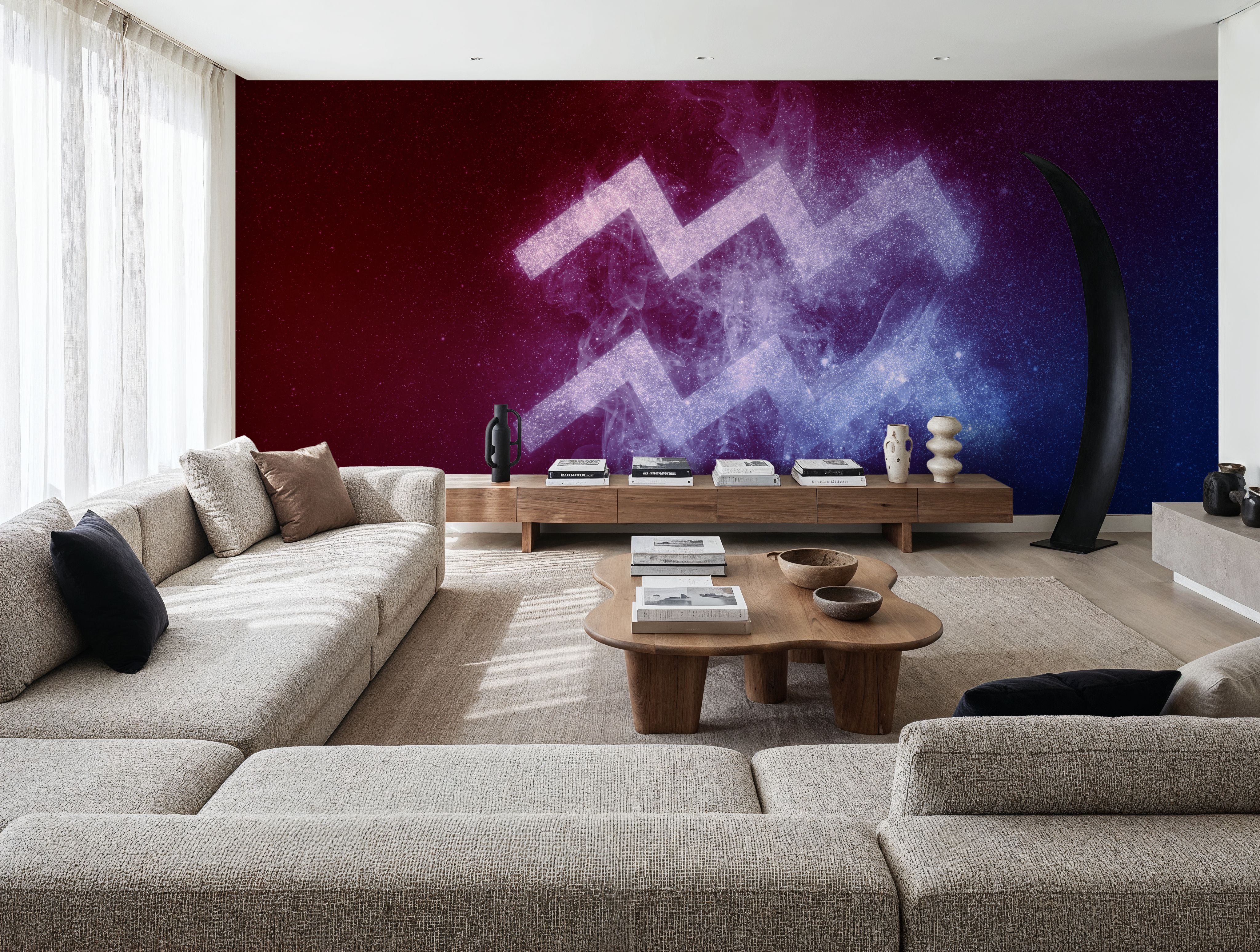 Aquarius Zodiac of Stars 