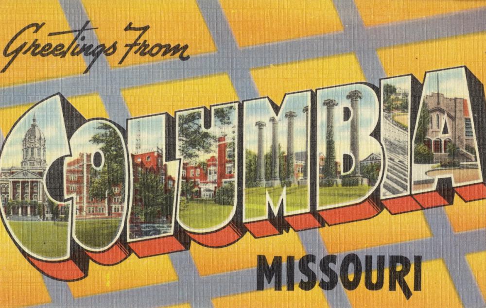Greetings from Columbia - Screenprint Postcard