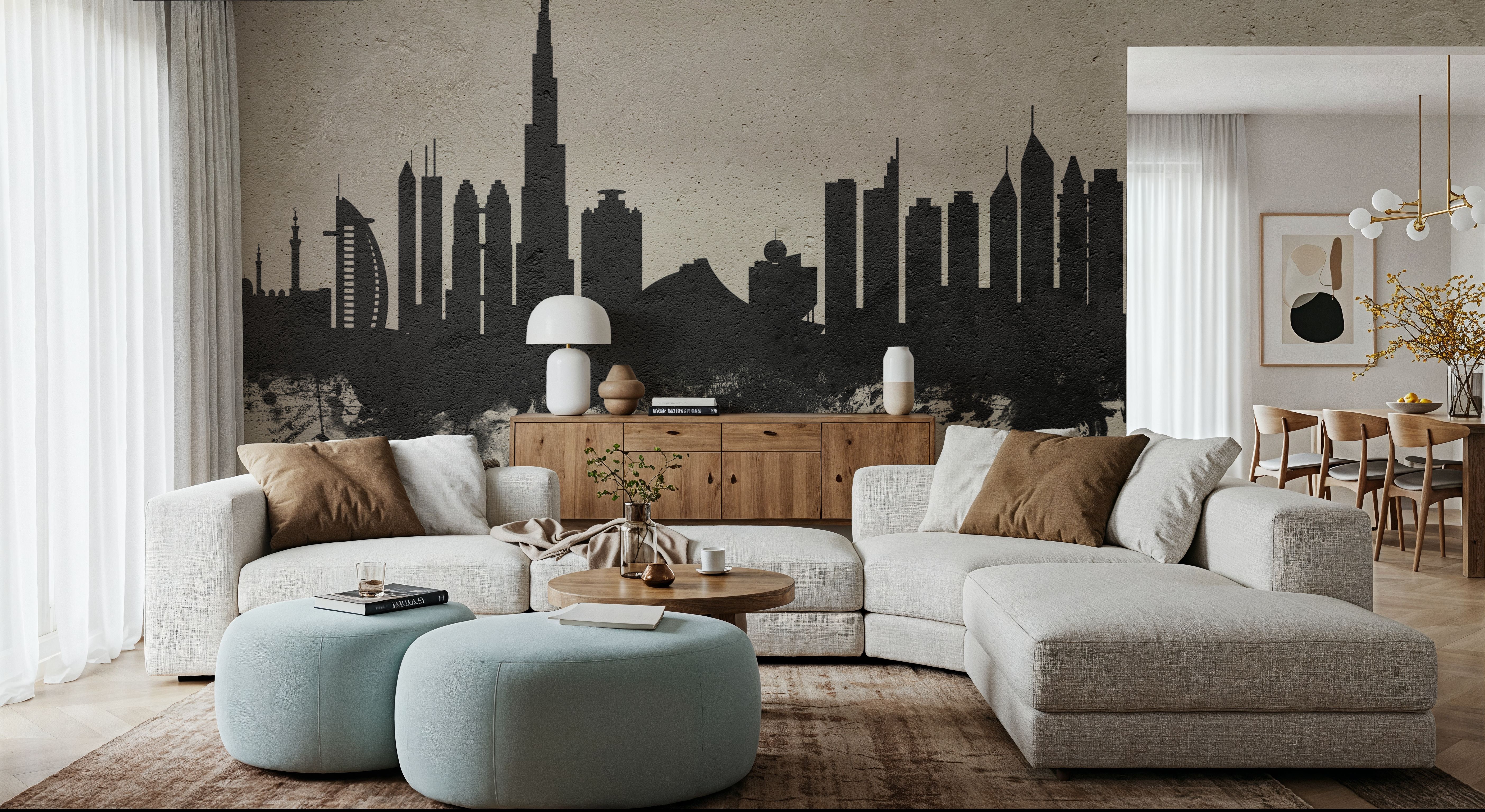 Dubai Skyline Concrete