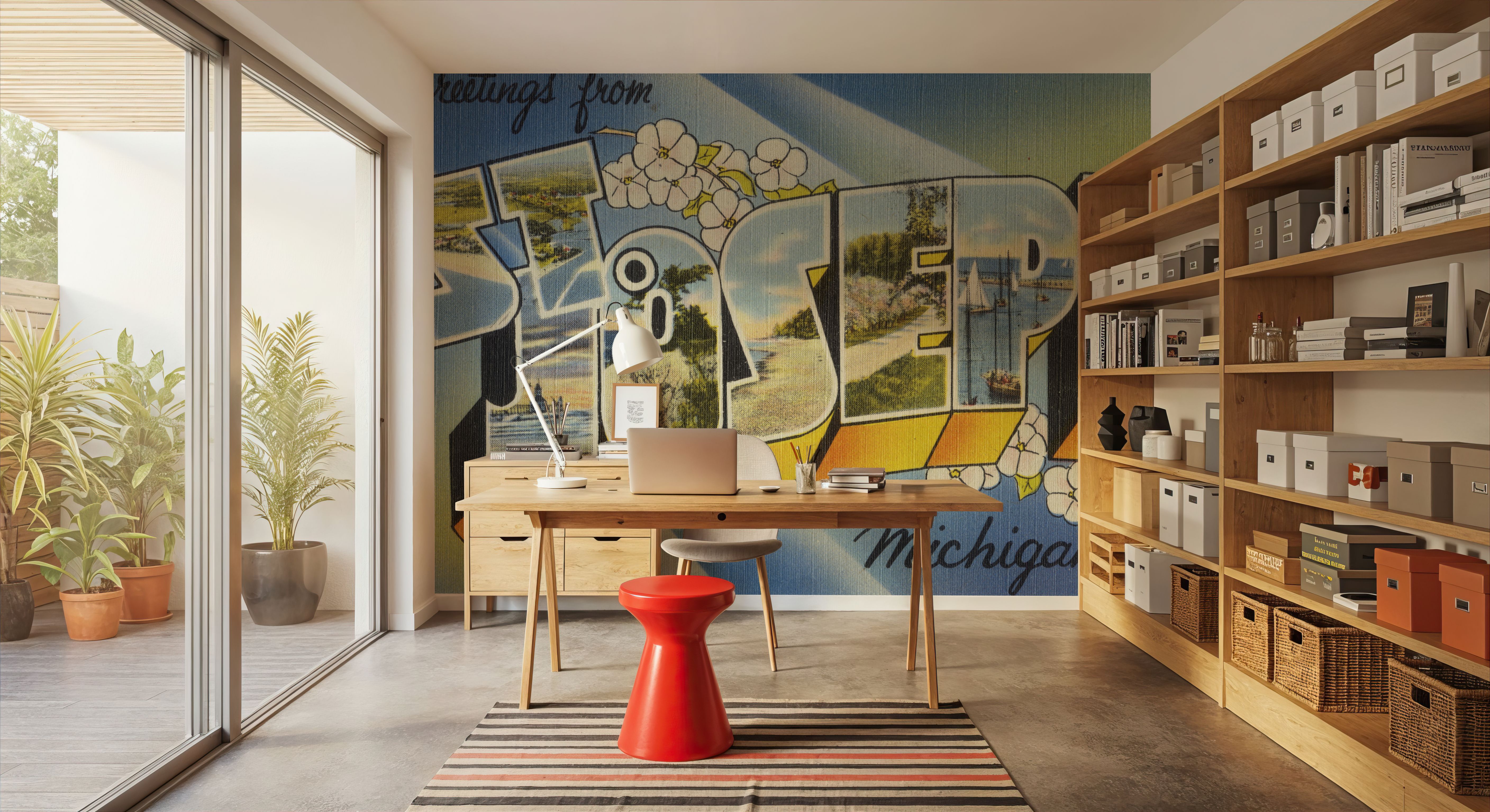 Greetings from St Joseph - Screenprint Postcard