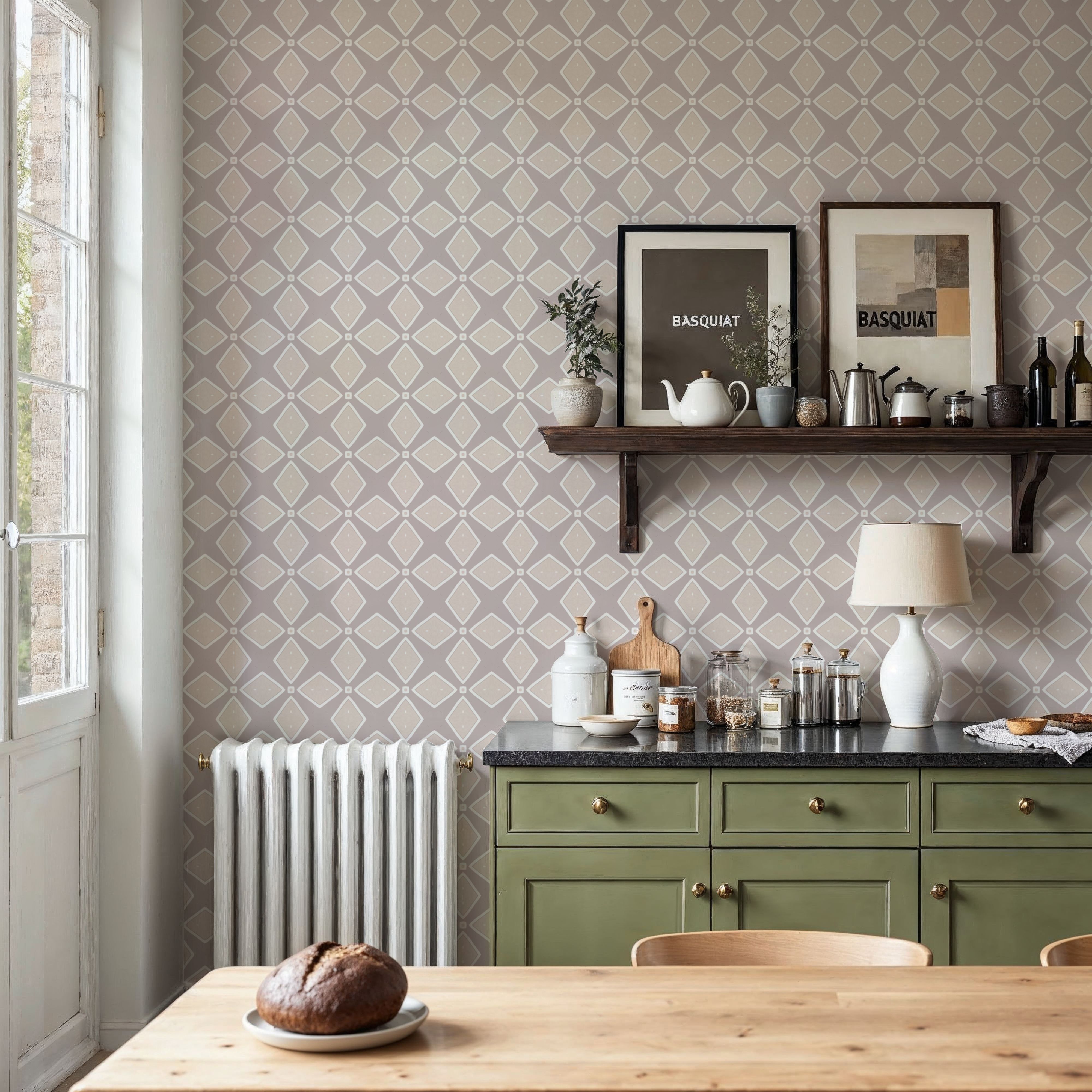 Zelij Bold Harlequin, Wallpaper