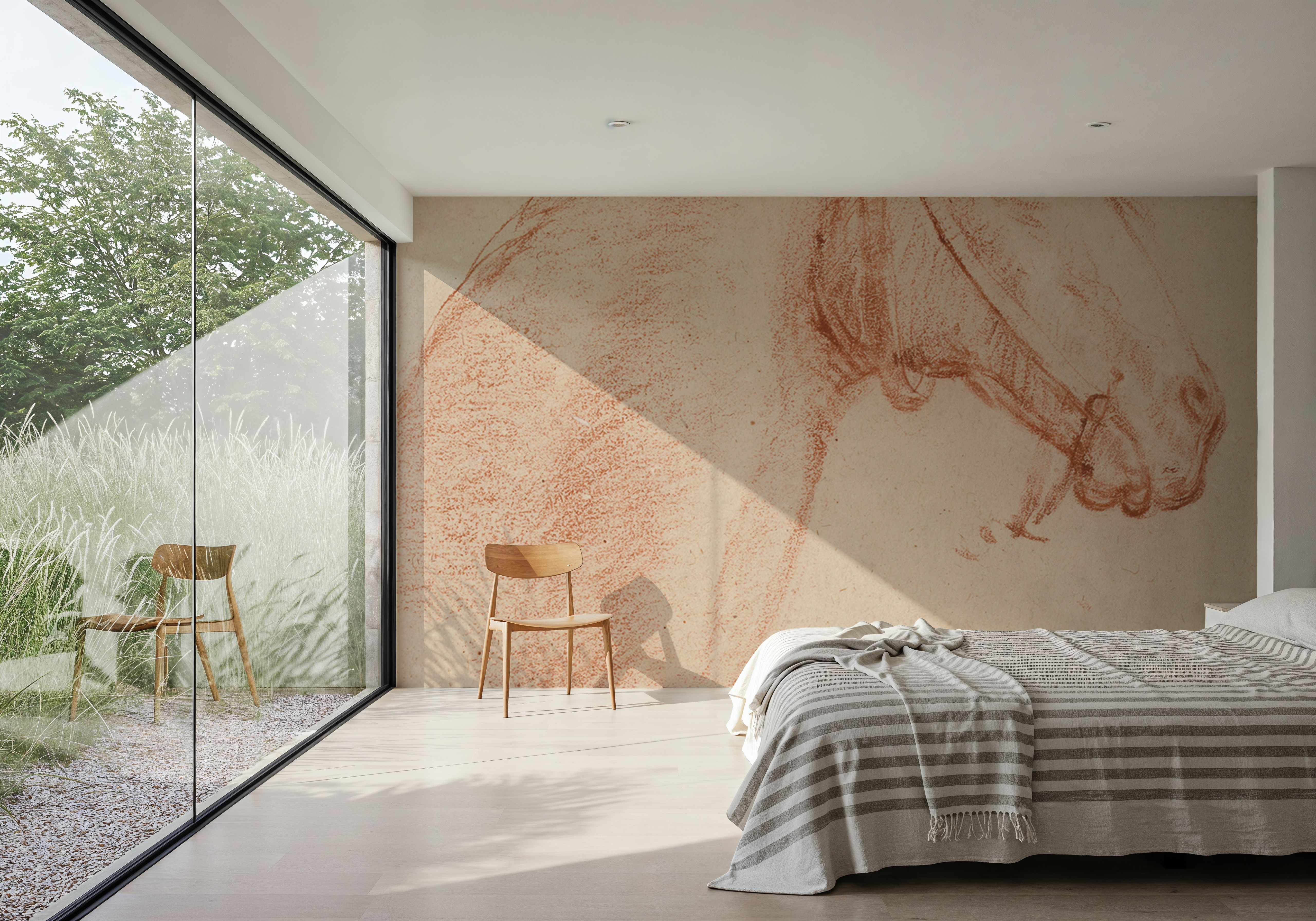 The Horse Aga, Wallpaper