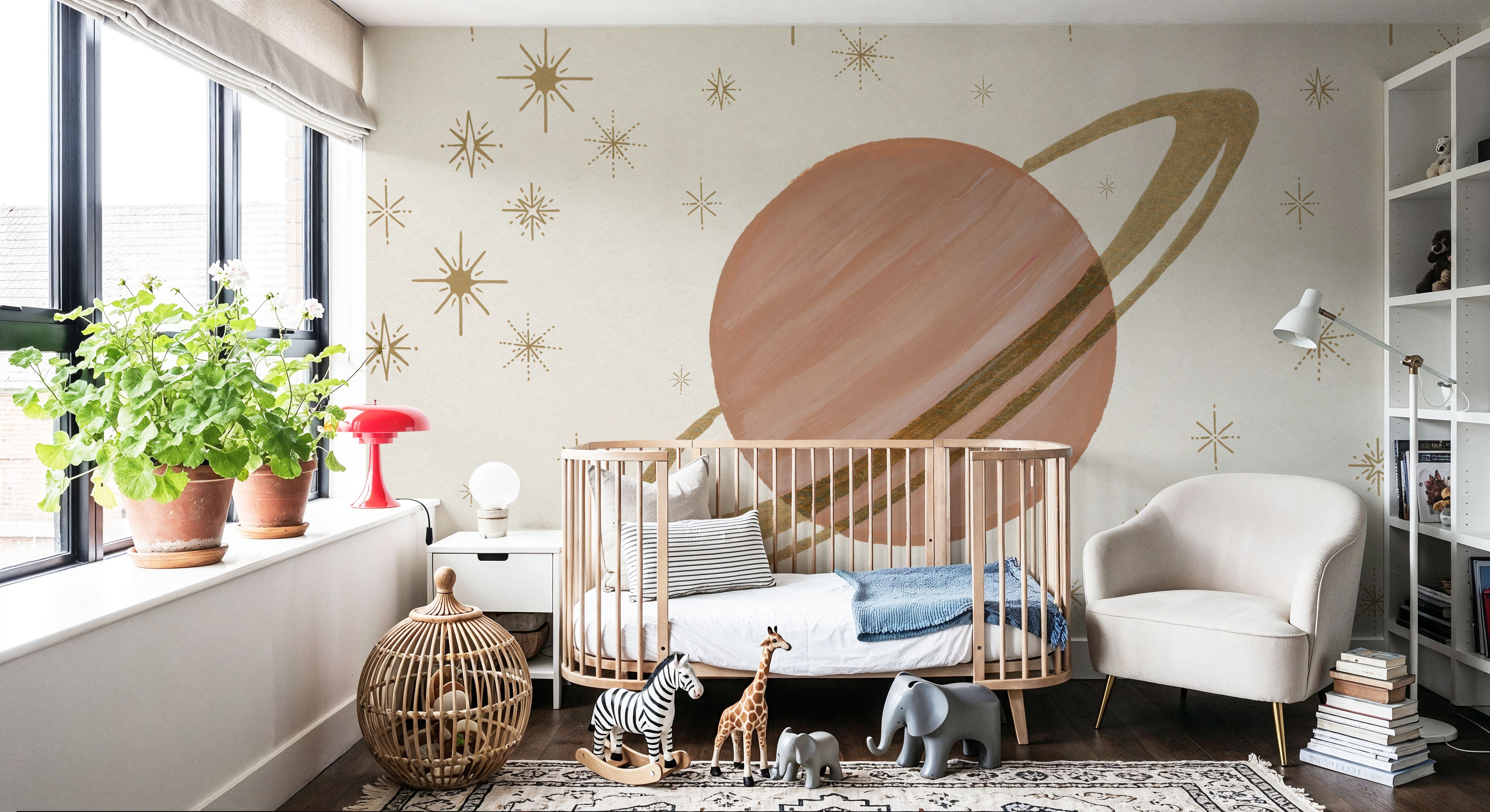 Serene Saturn and Stars