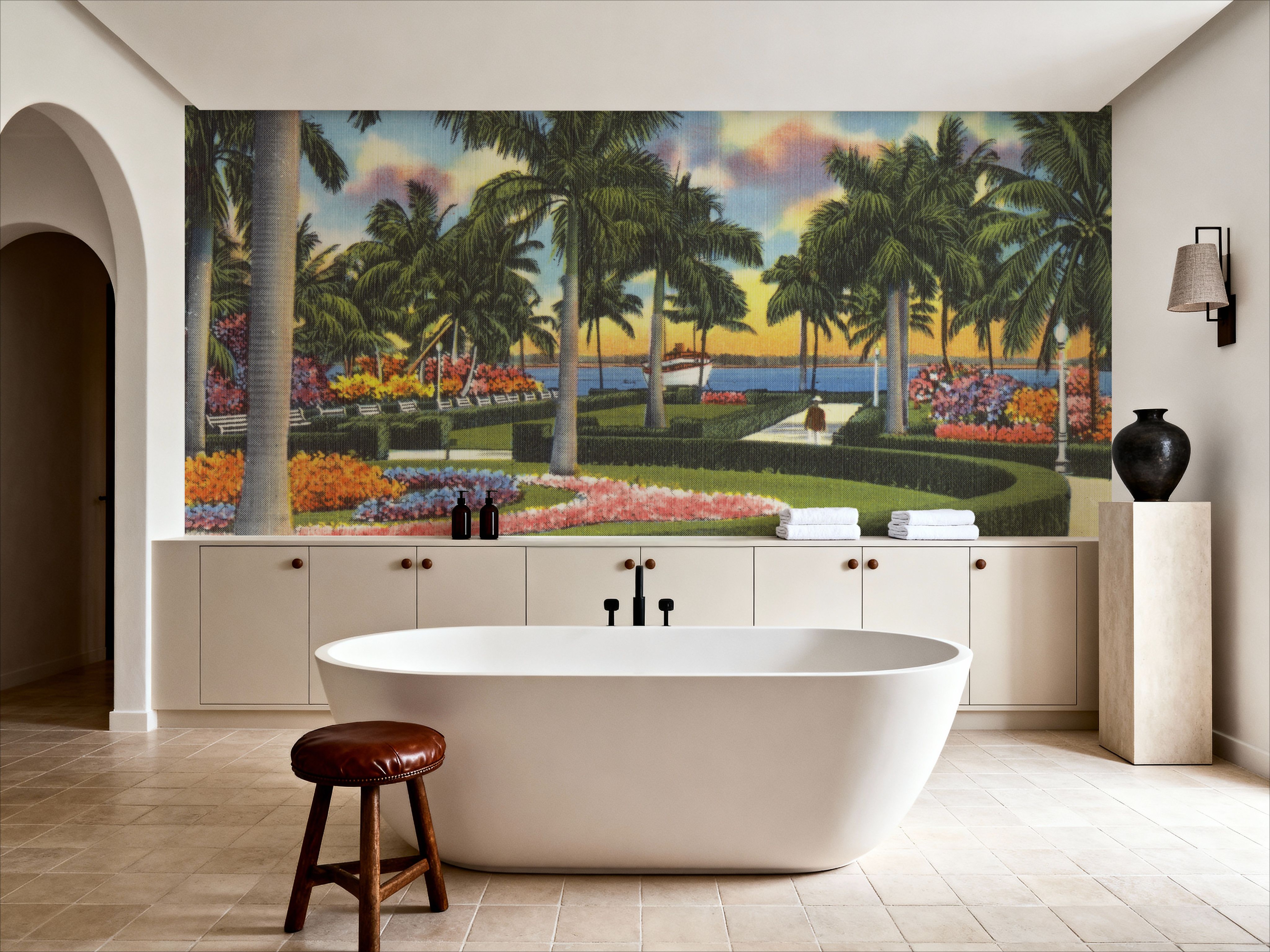 Florida Park - Screenprint Postcard