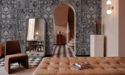 Small Thistle Walls Blue