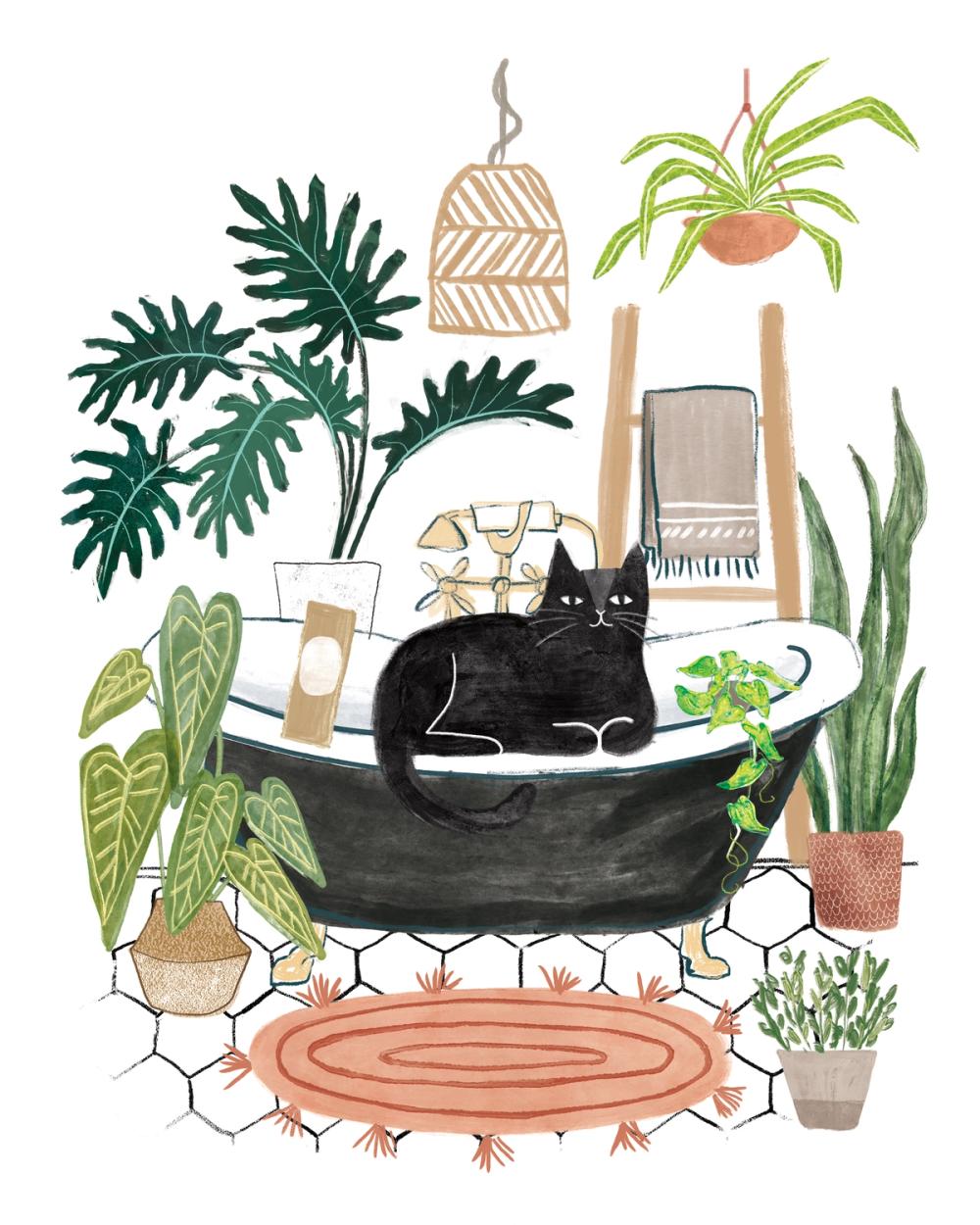 Urban Jungle Bath II Pet