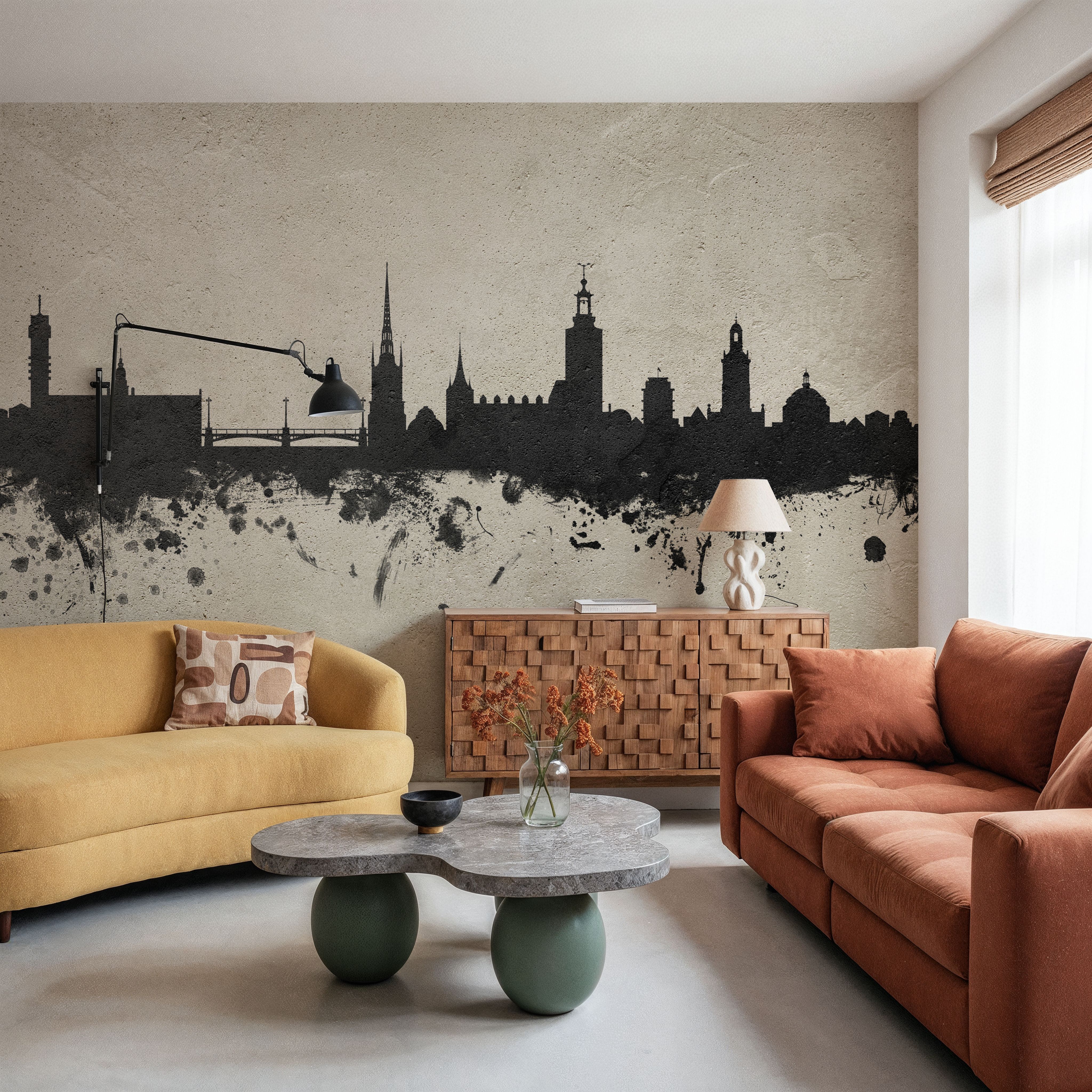 Stockholm Skyline Concrete