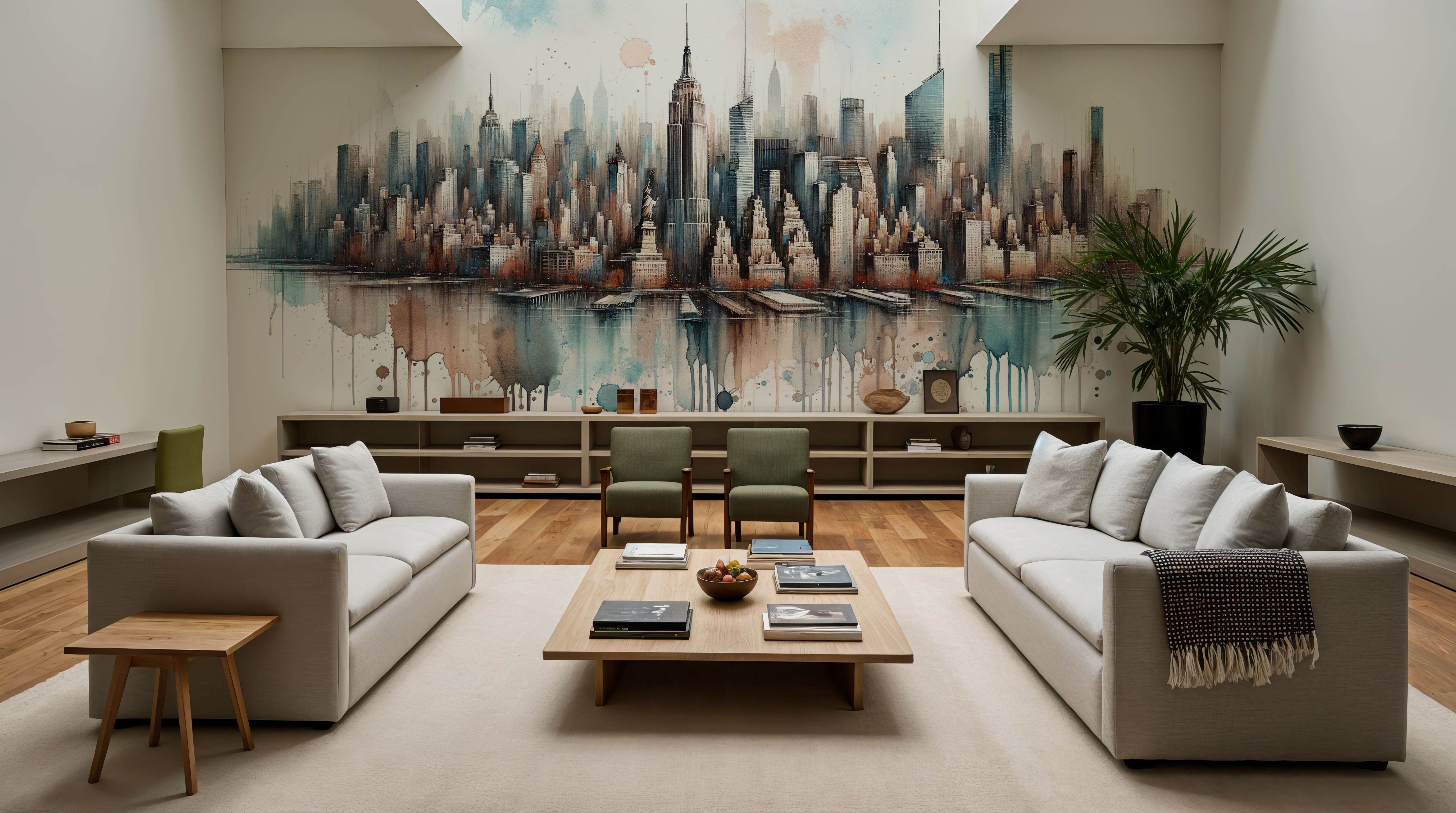 Metropolitan City, Tapeten