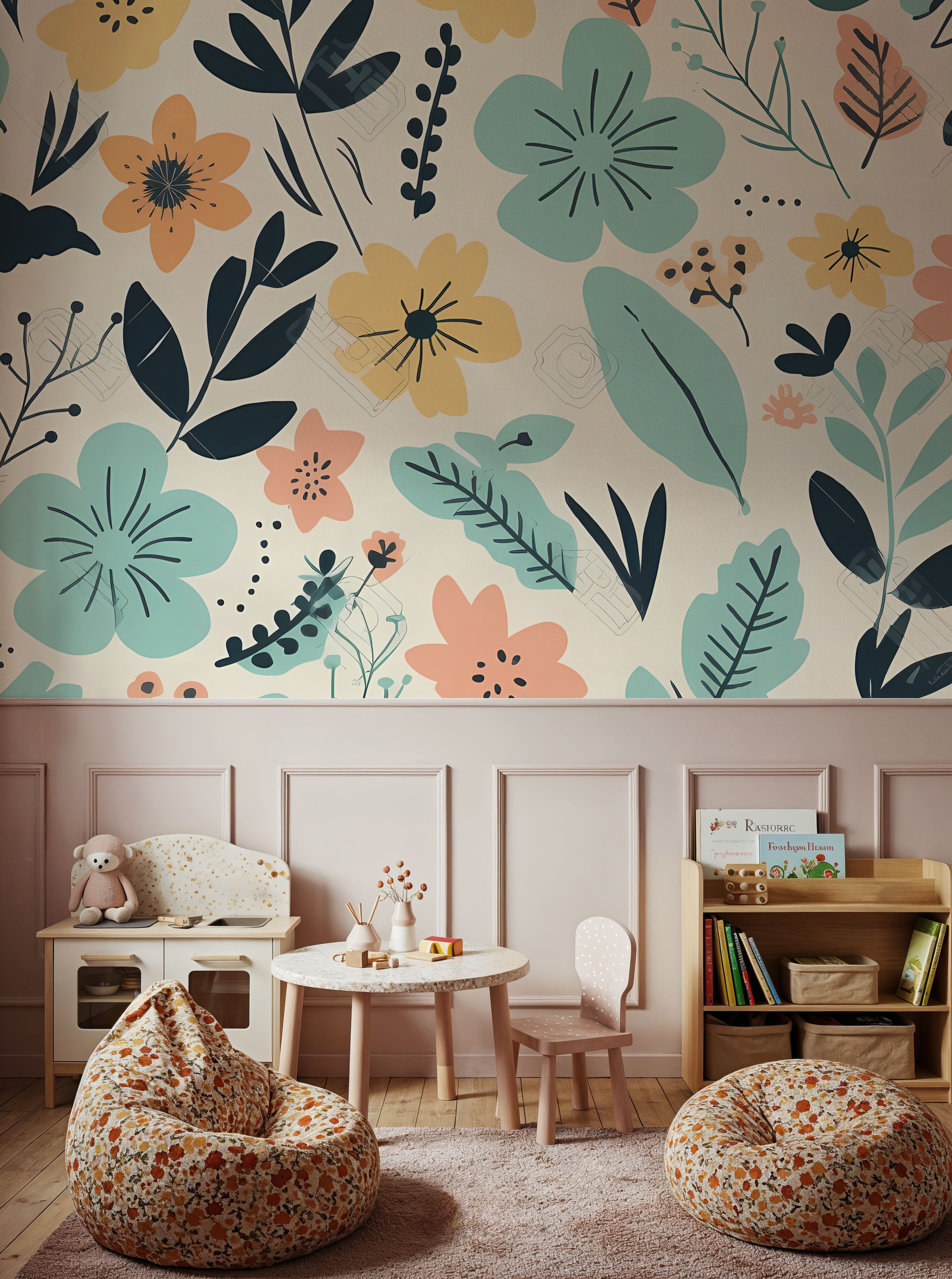 Flowery Swirls