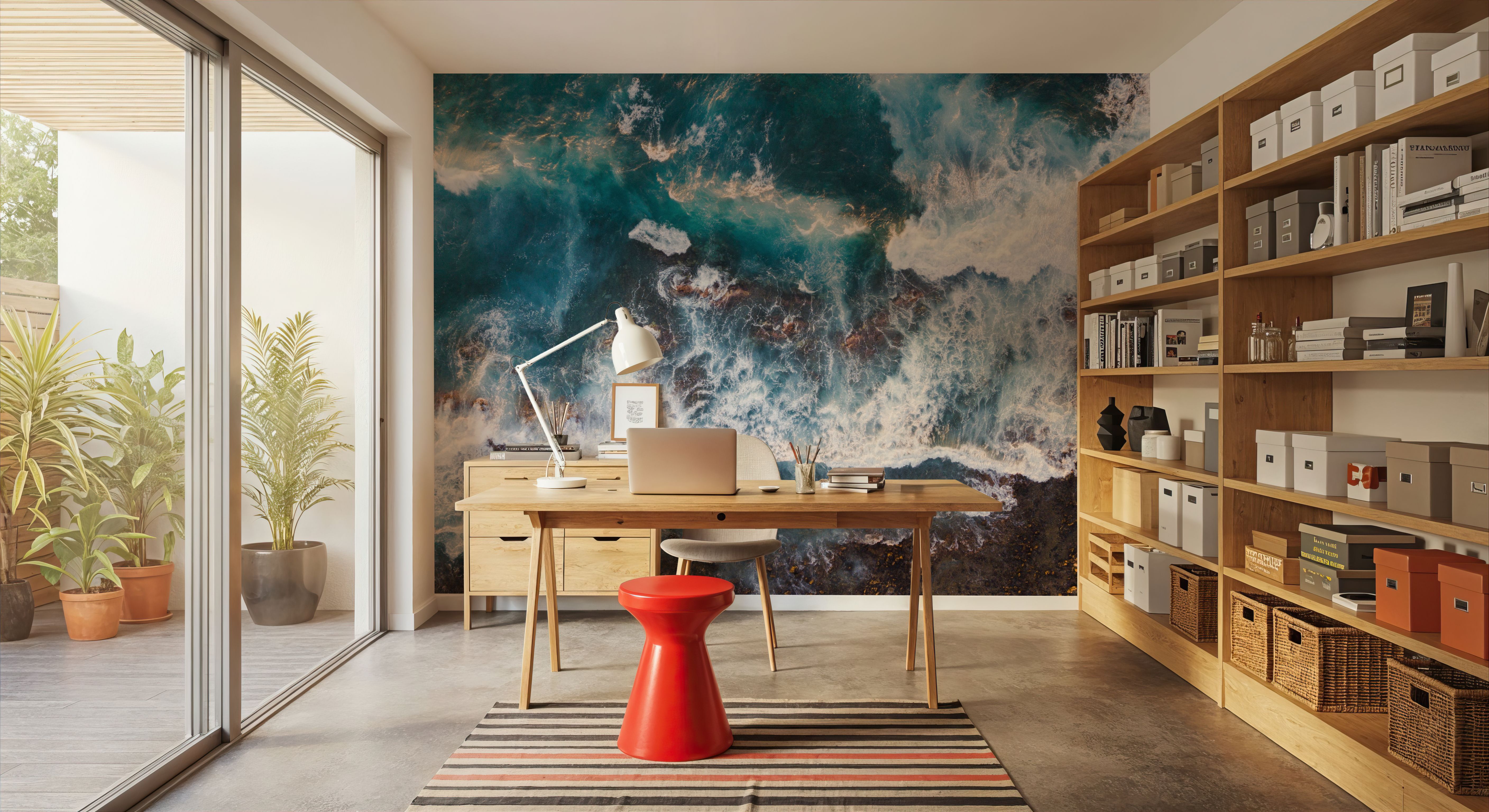 Seascaping, Papier peint