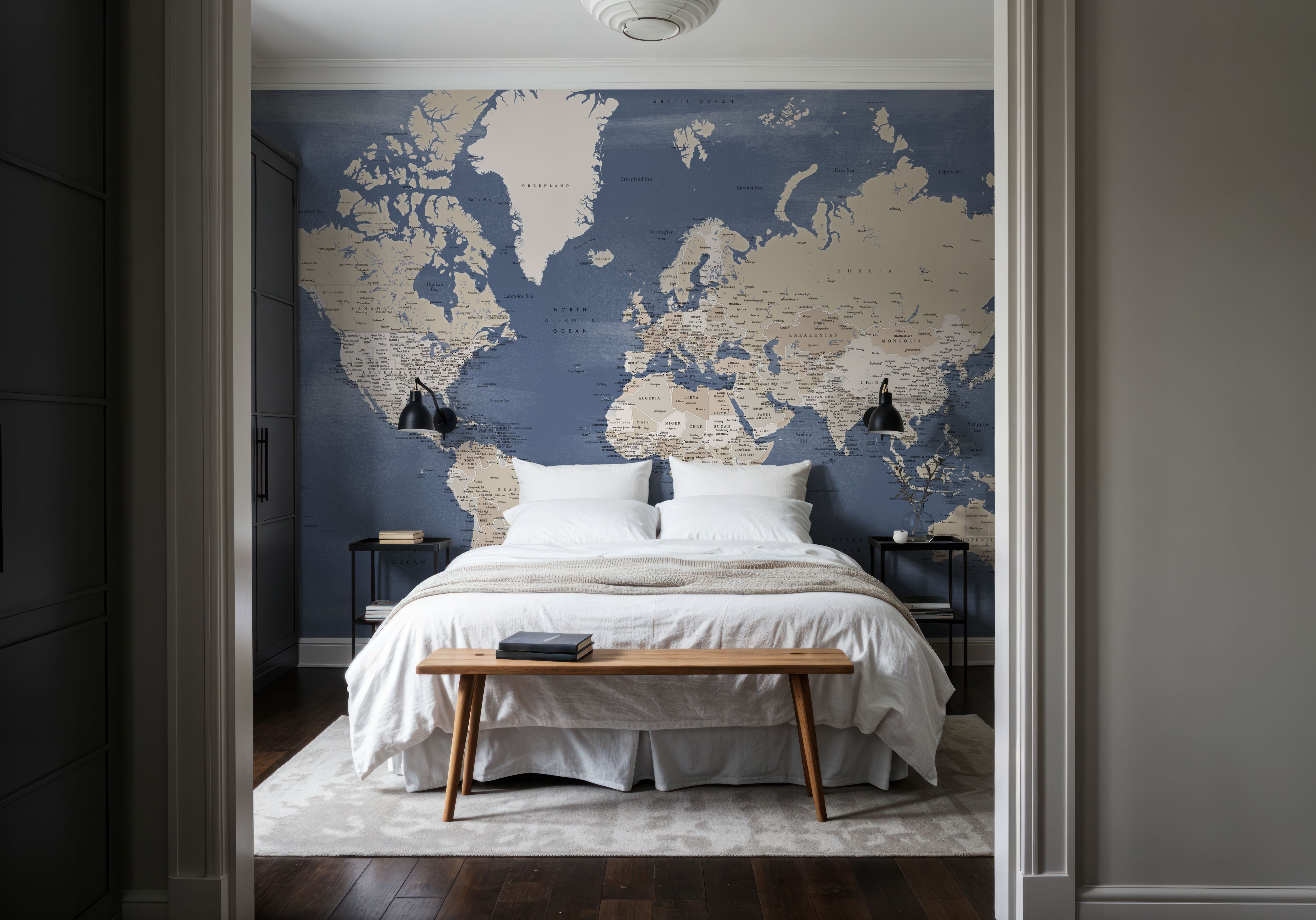 World Map Cities - Oisin