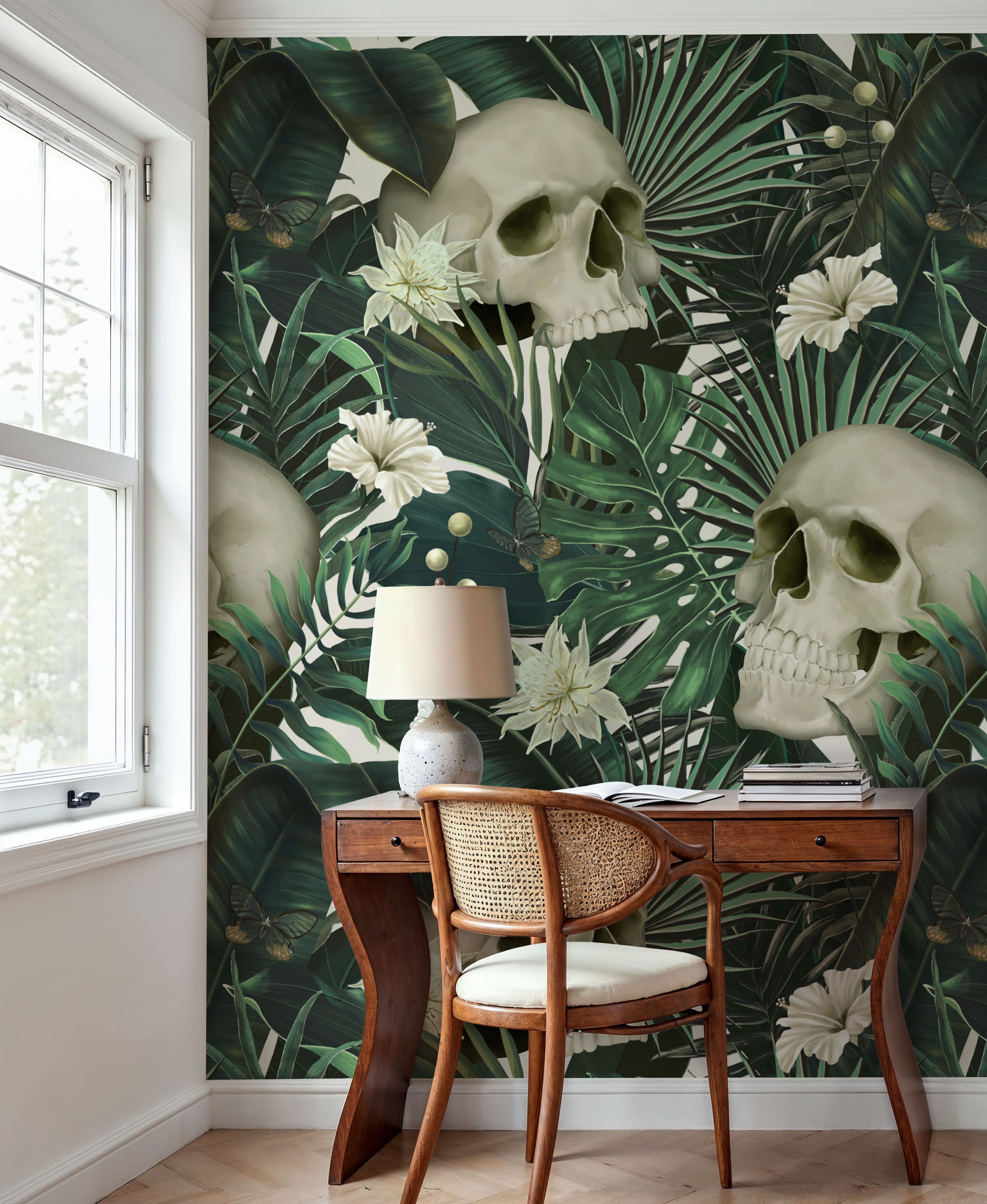 Peonies and Skulls