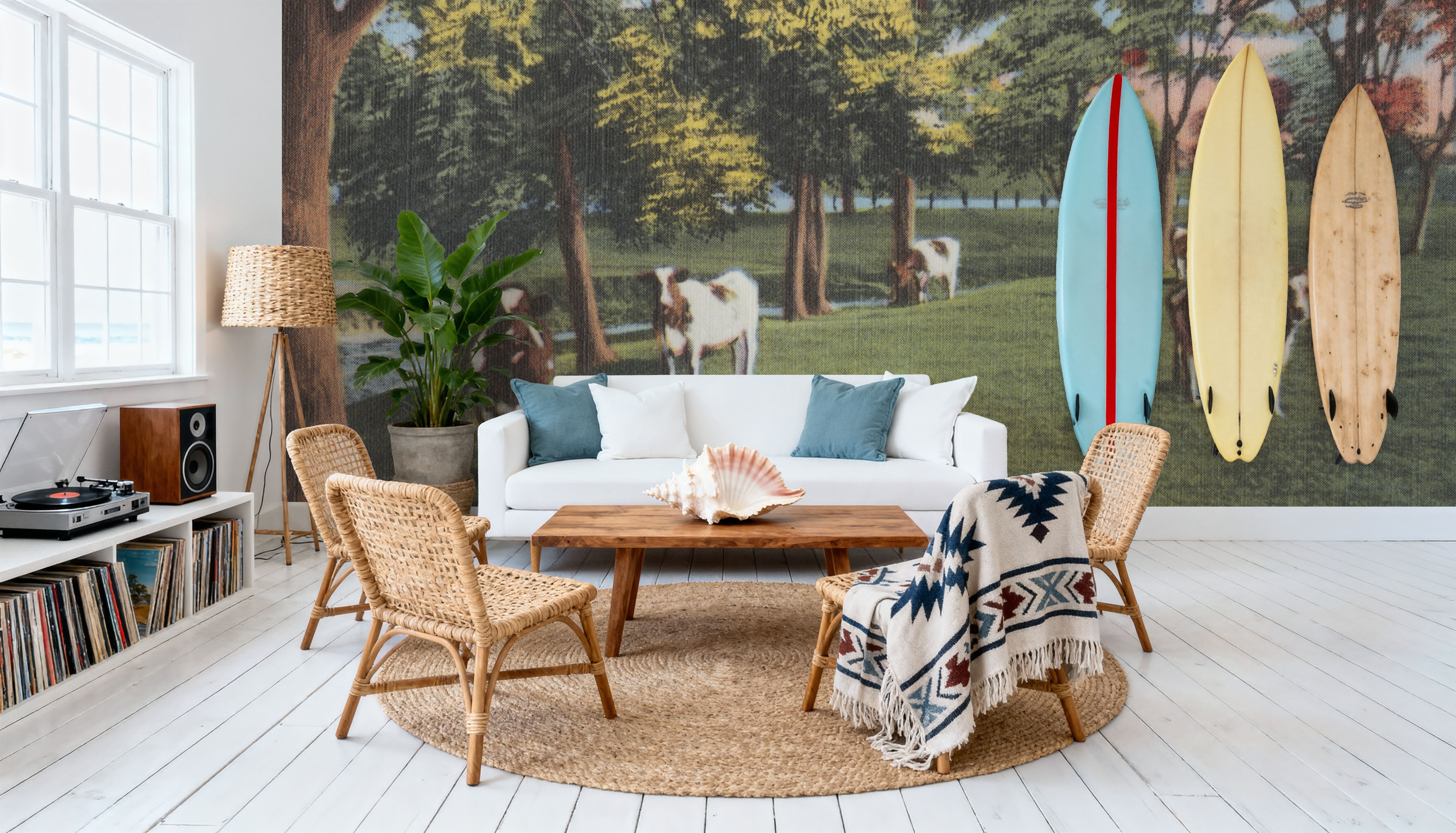 Time for a Break - Screenprint Postcard