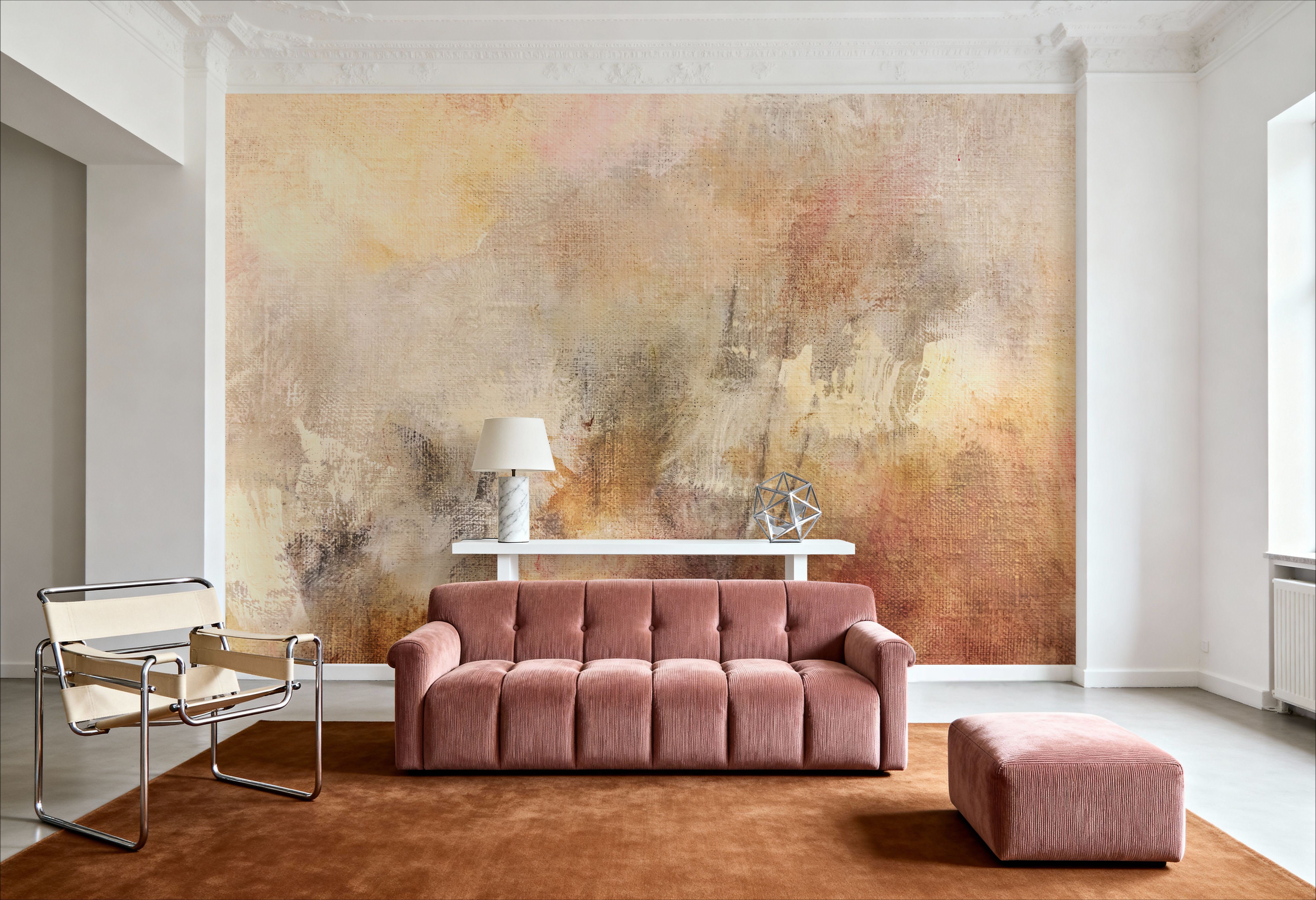 Soft Abstract Beige, Wallpaper