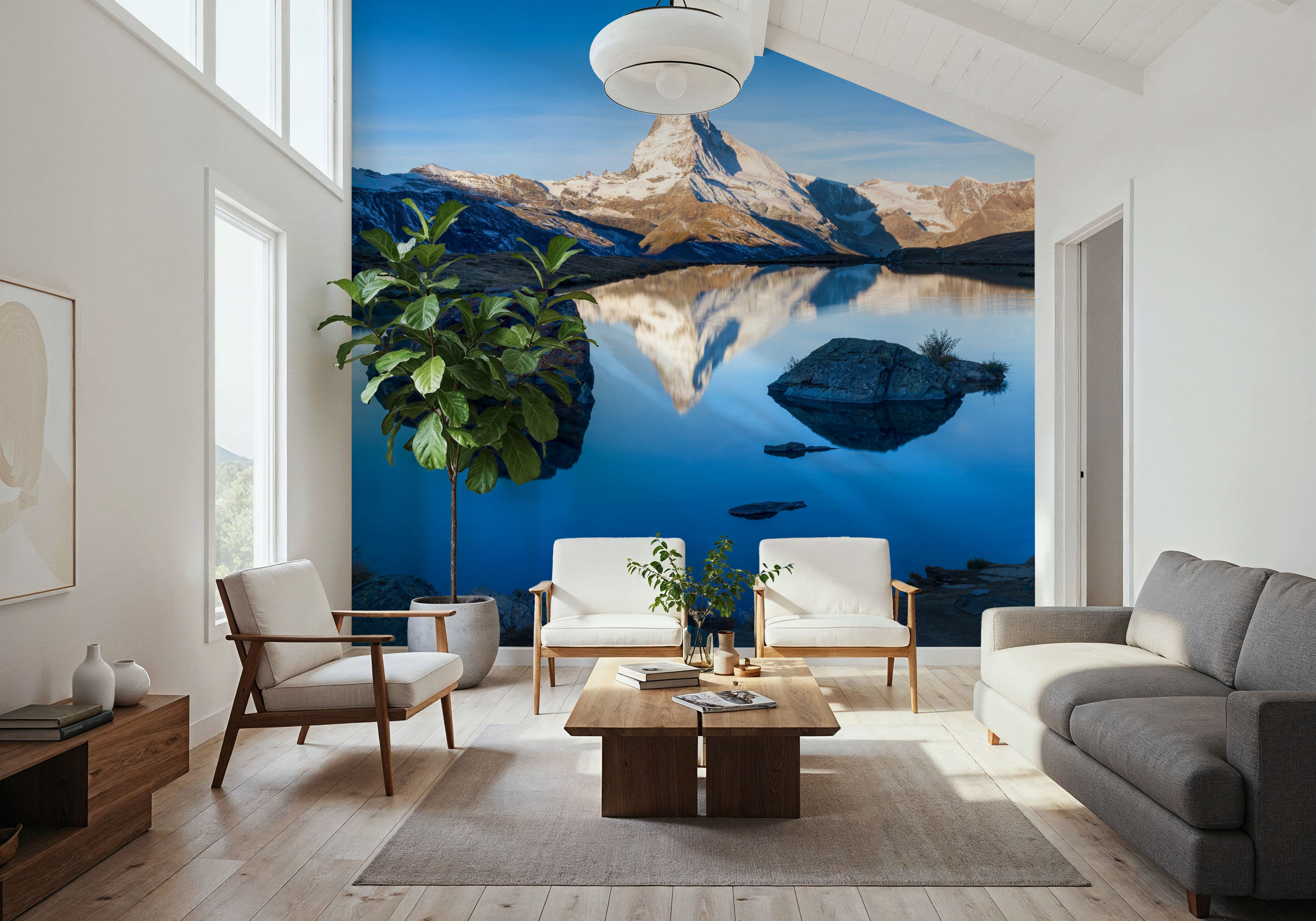 Matterhorn Reflections Blue