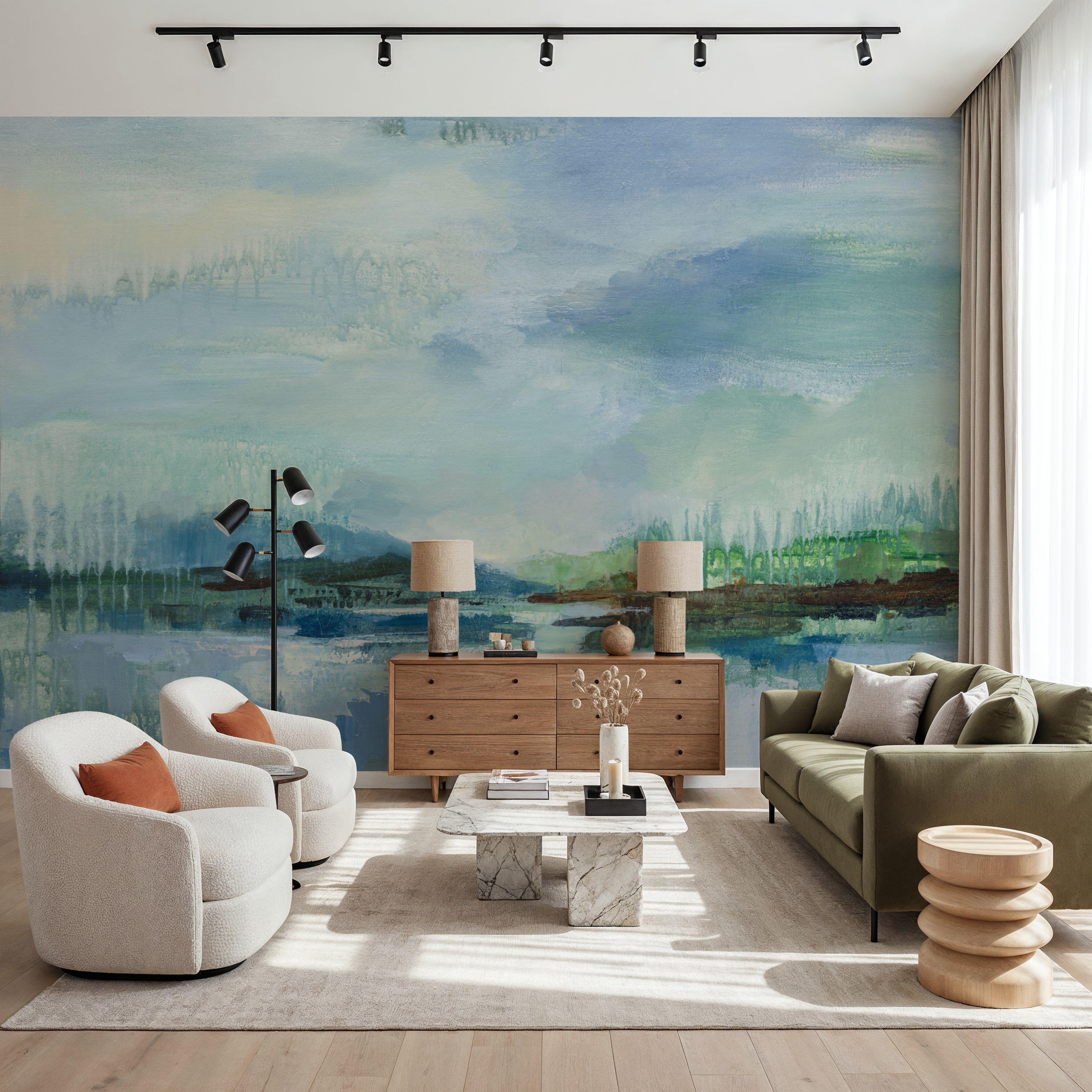 Rain over the Lagoon