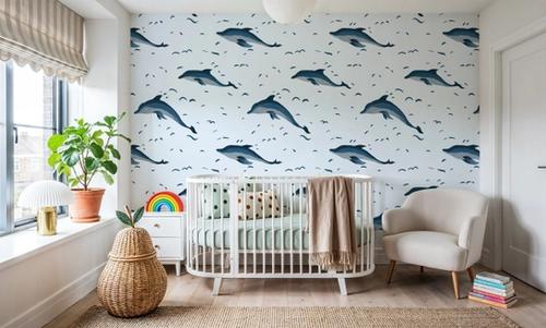 Dolphins in The Sea