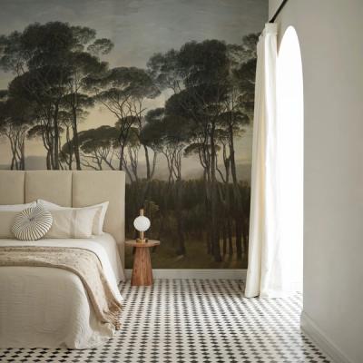 Mediterranean Pine Landscape, Vintage