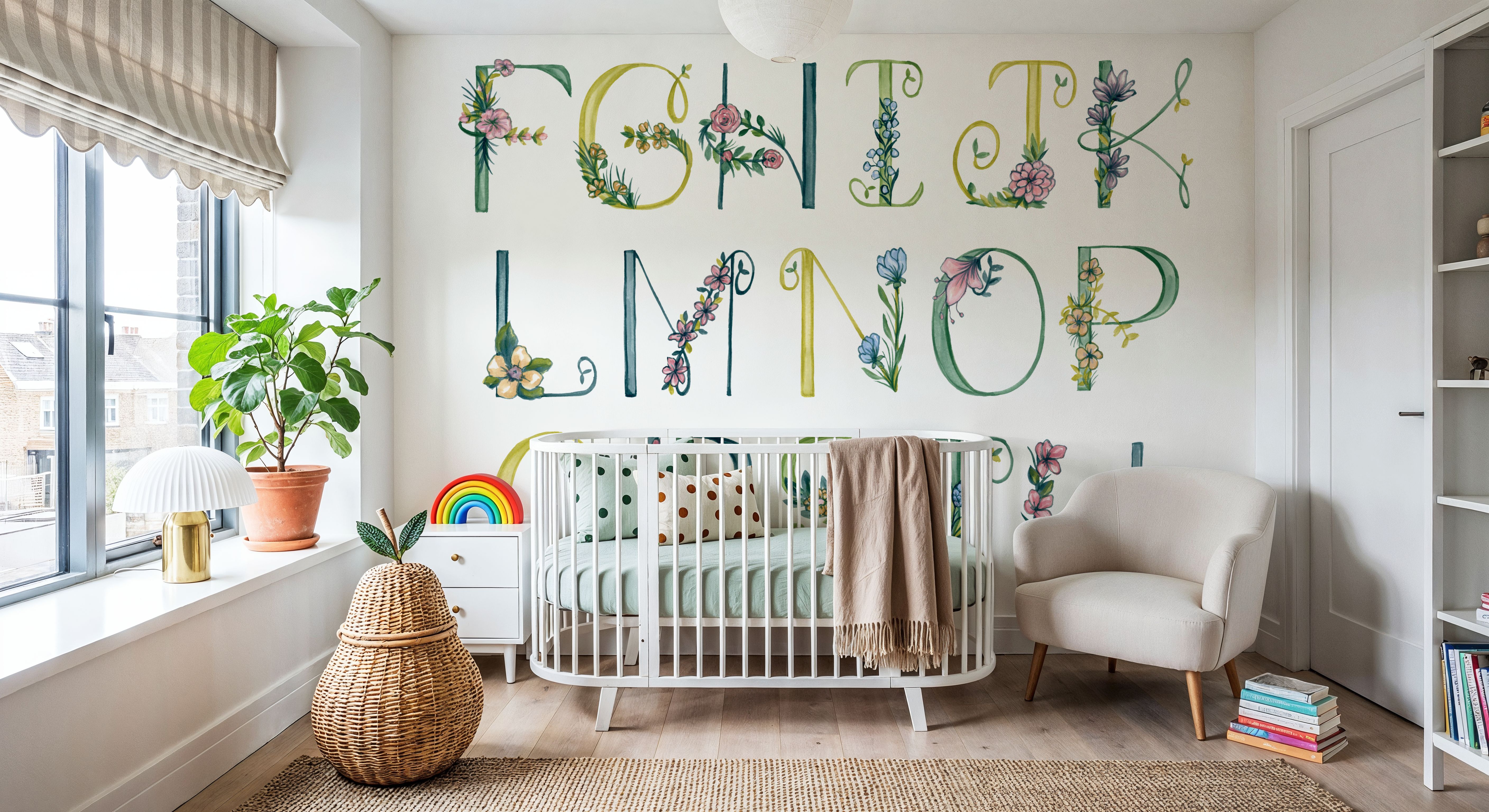 Spring Alphabet, Wallpaper