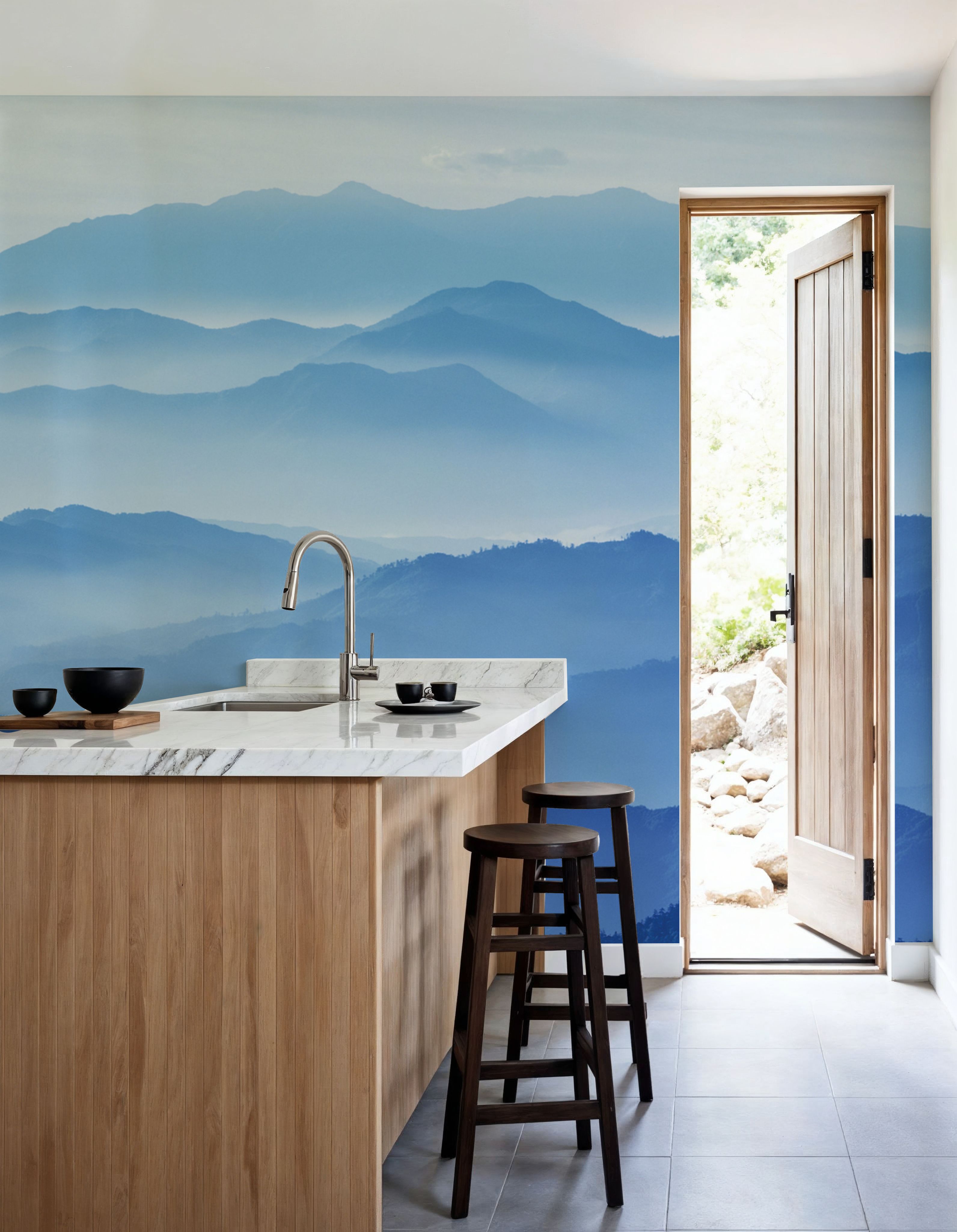 Misty Mountain Layers