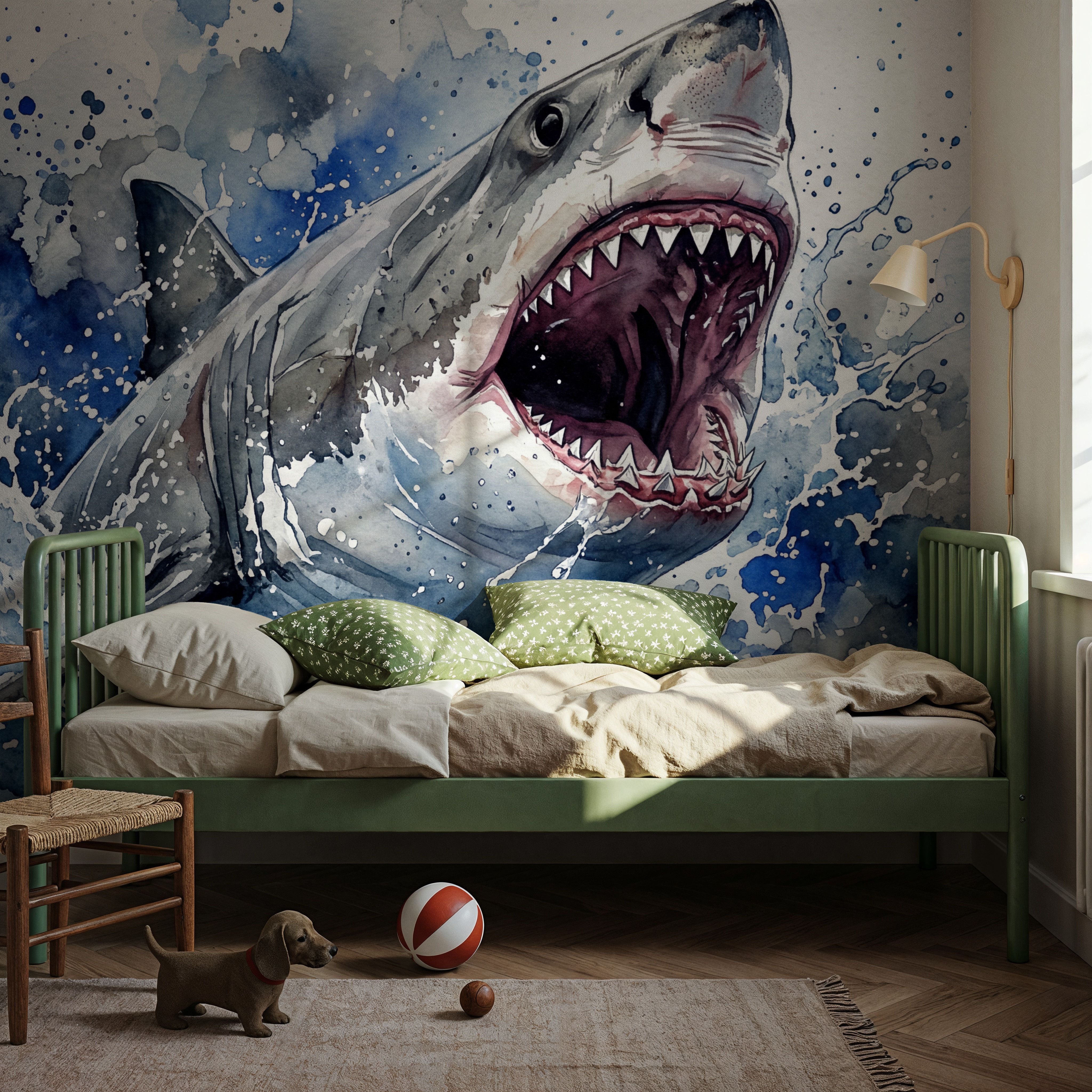 White Shark - Watercolor Predators Series