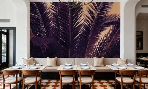 Shy Palm Leaves