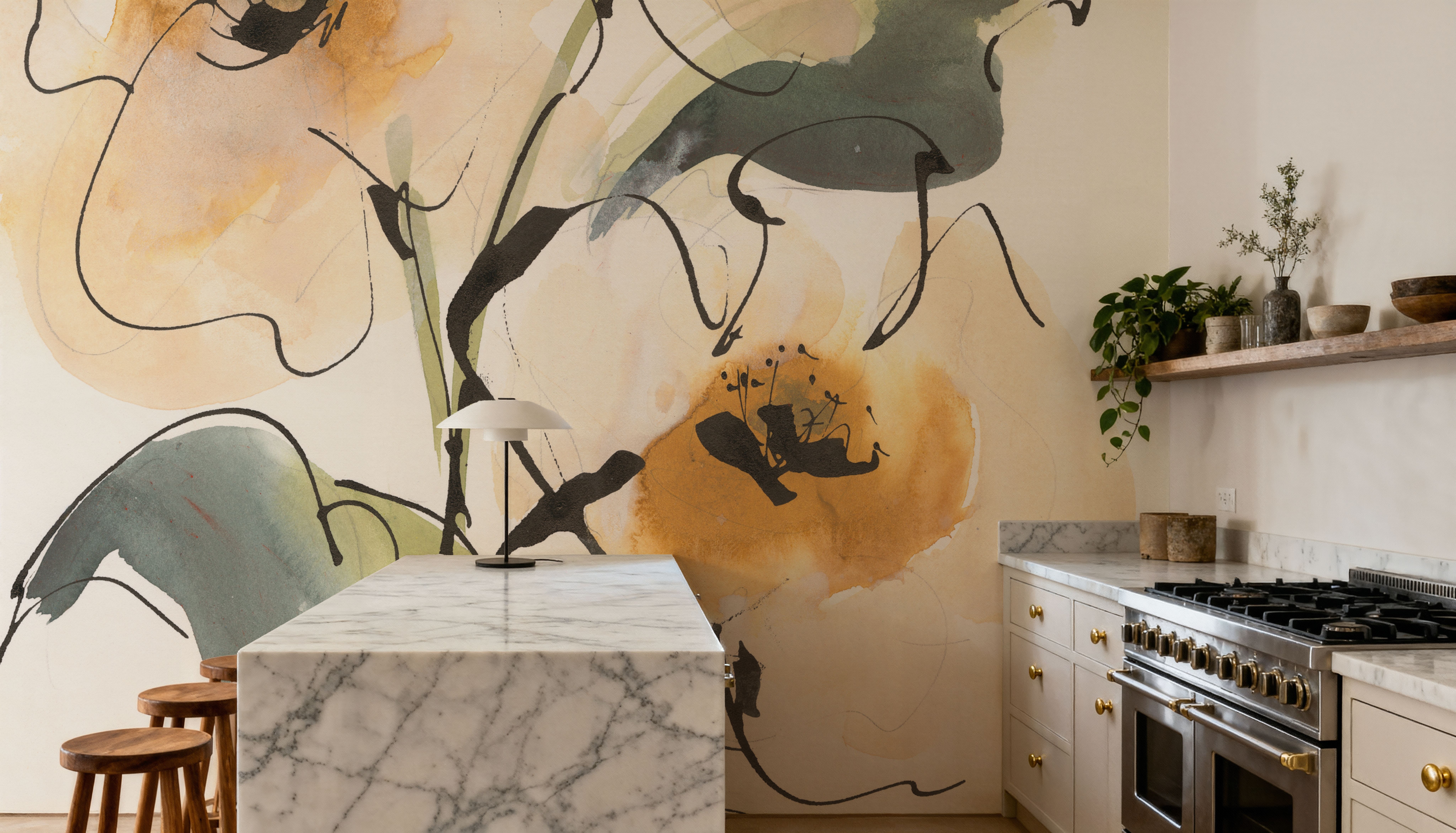 Smooth Poppy I, Wallpaper