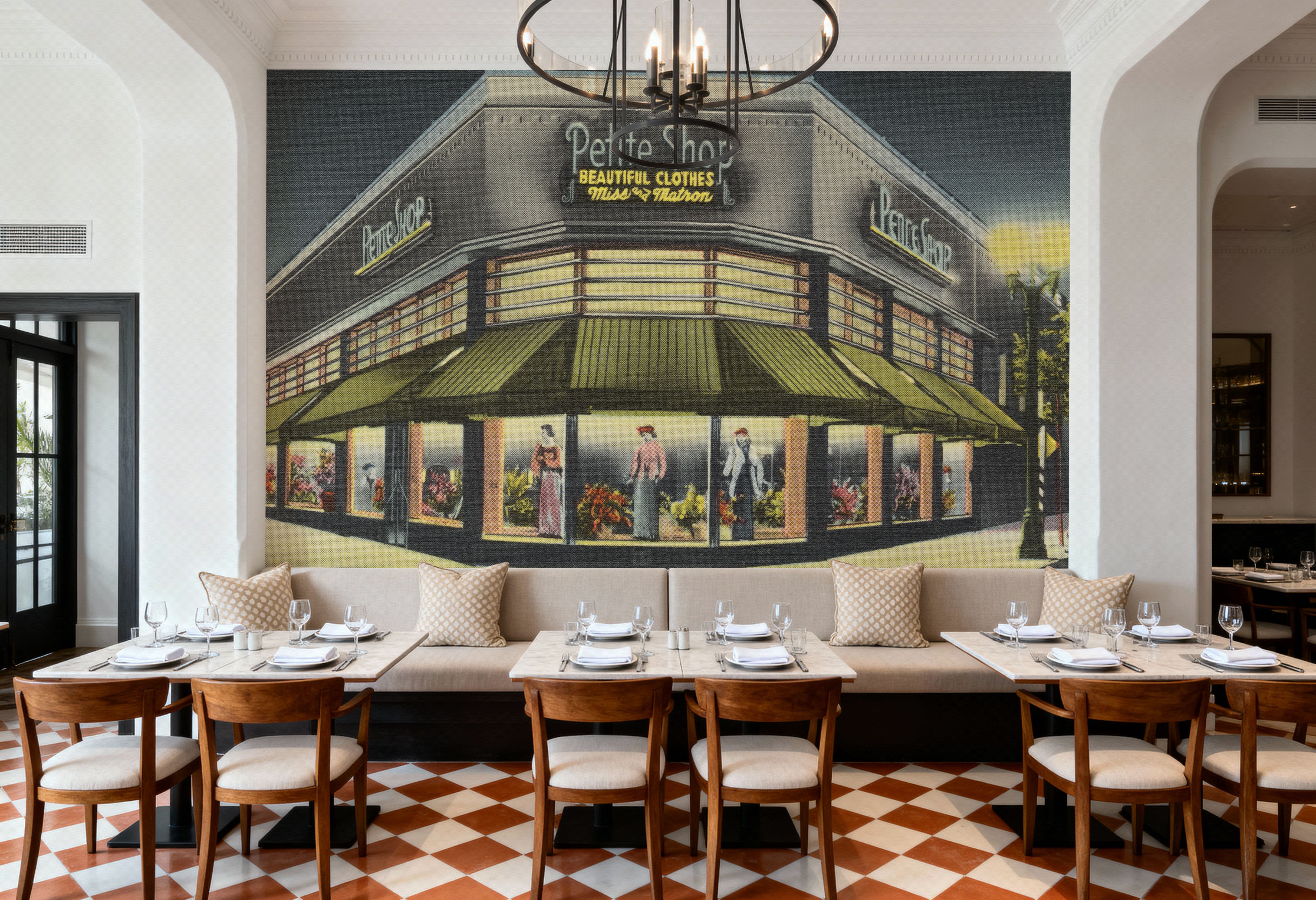 Greetings from the Shop - Screenprint Postcard, Wallpaper