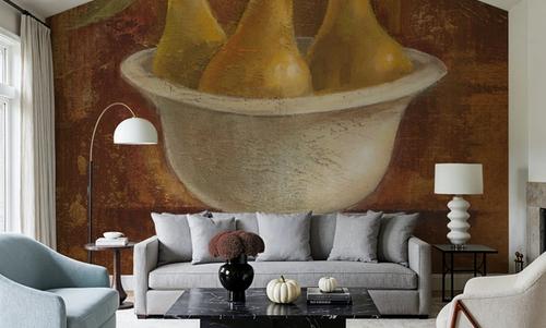 Pears in Old Bowl
