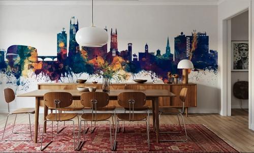 Derby England Skyline Blue & Bronze