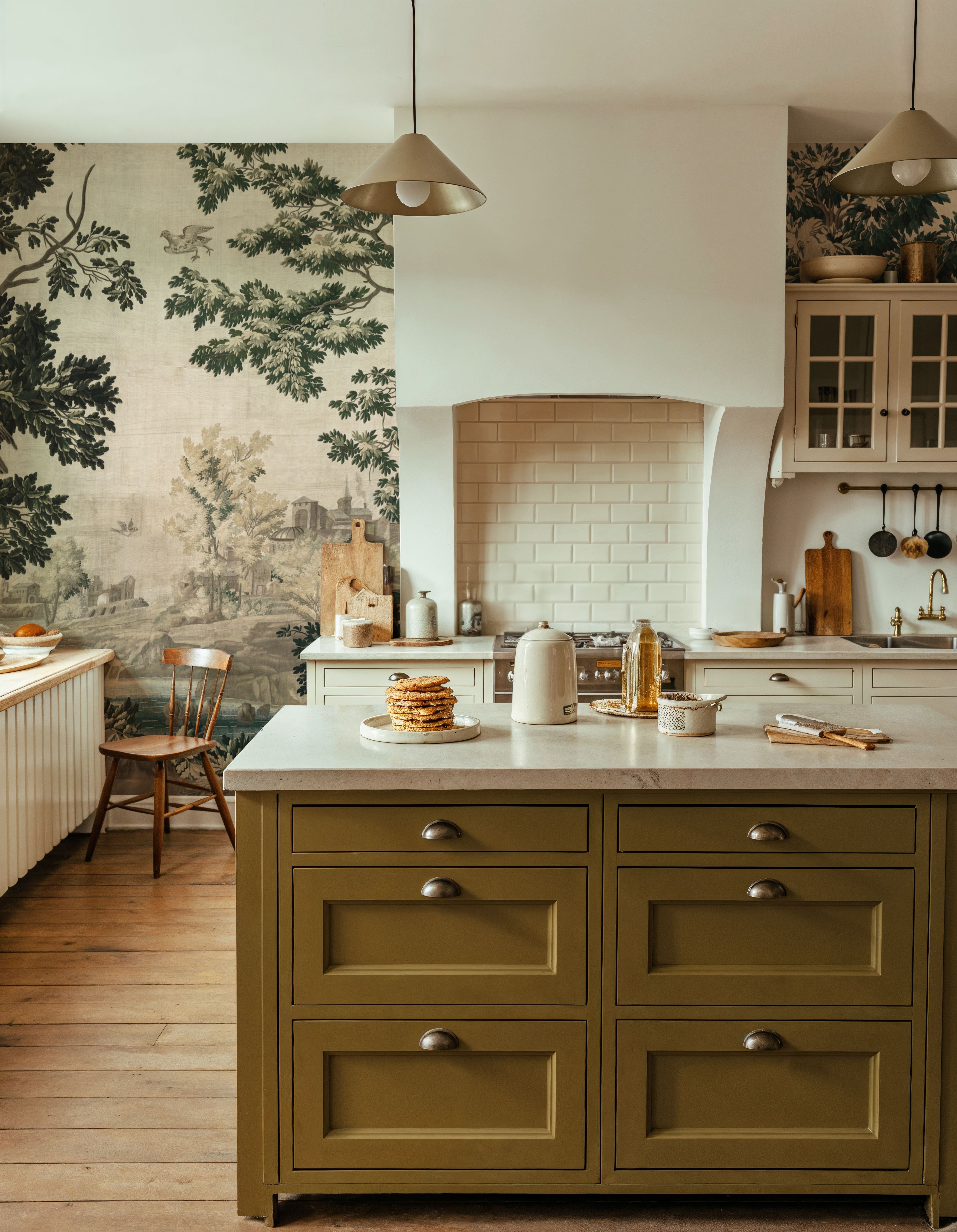 Enchanted Grove Tapestry, Greens