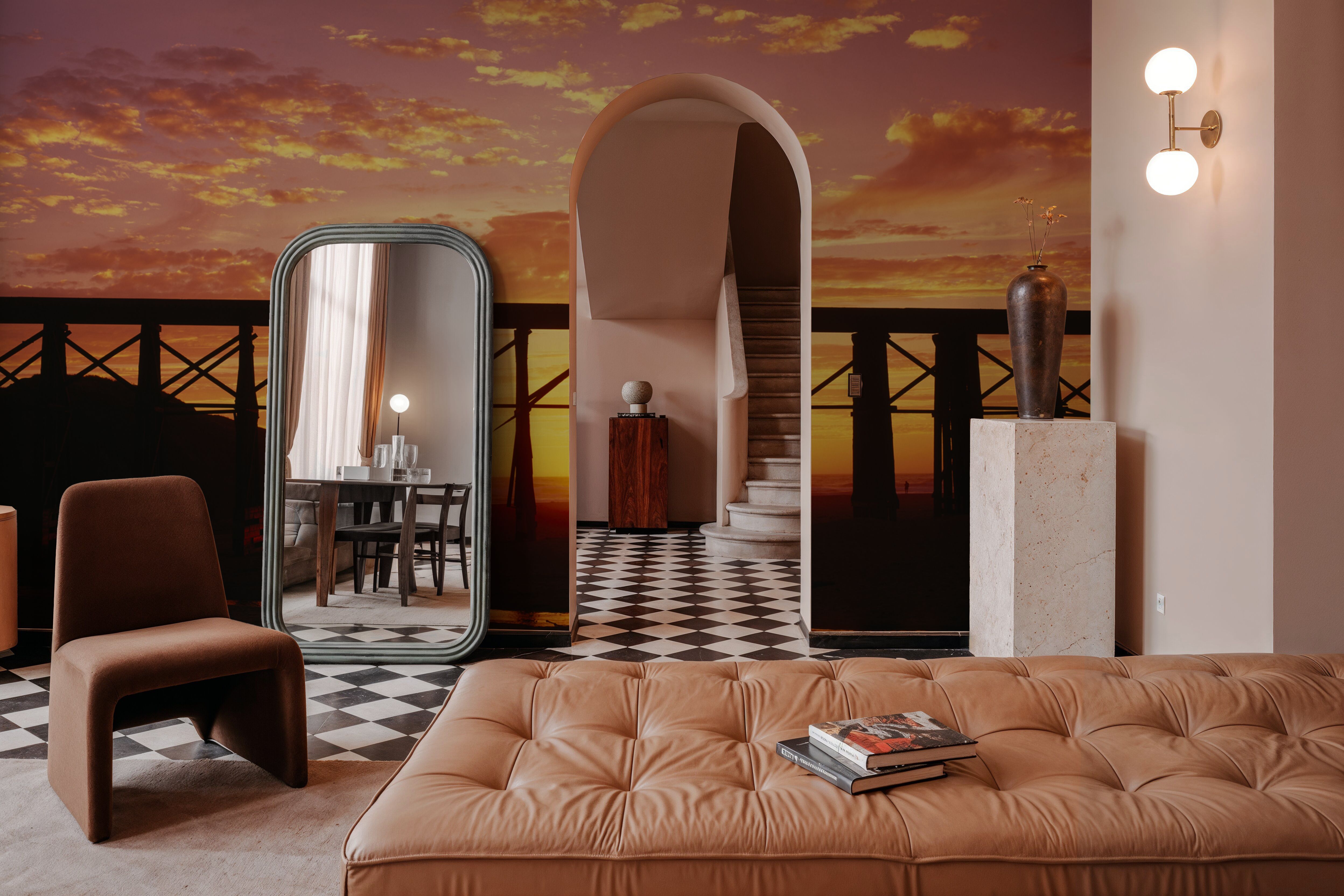 Sunset Pier Silhouette