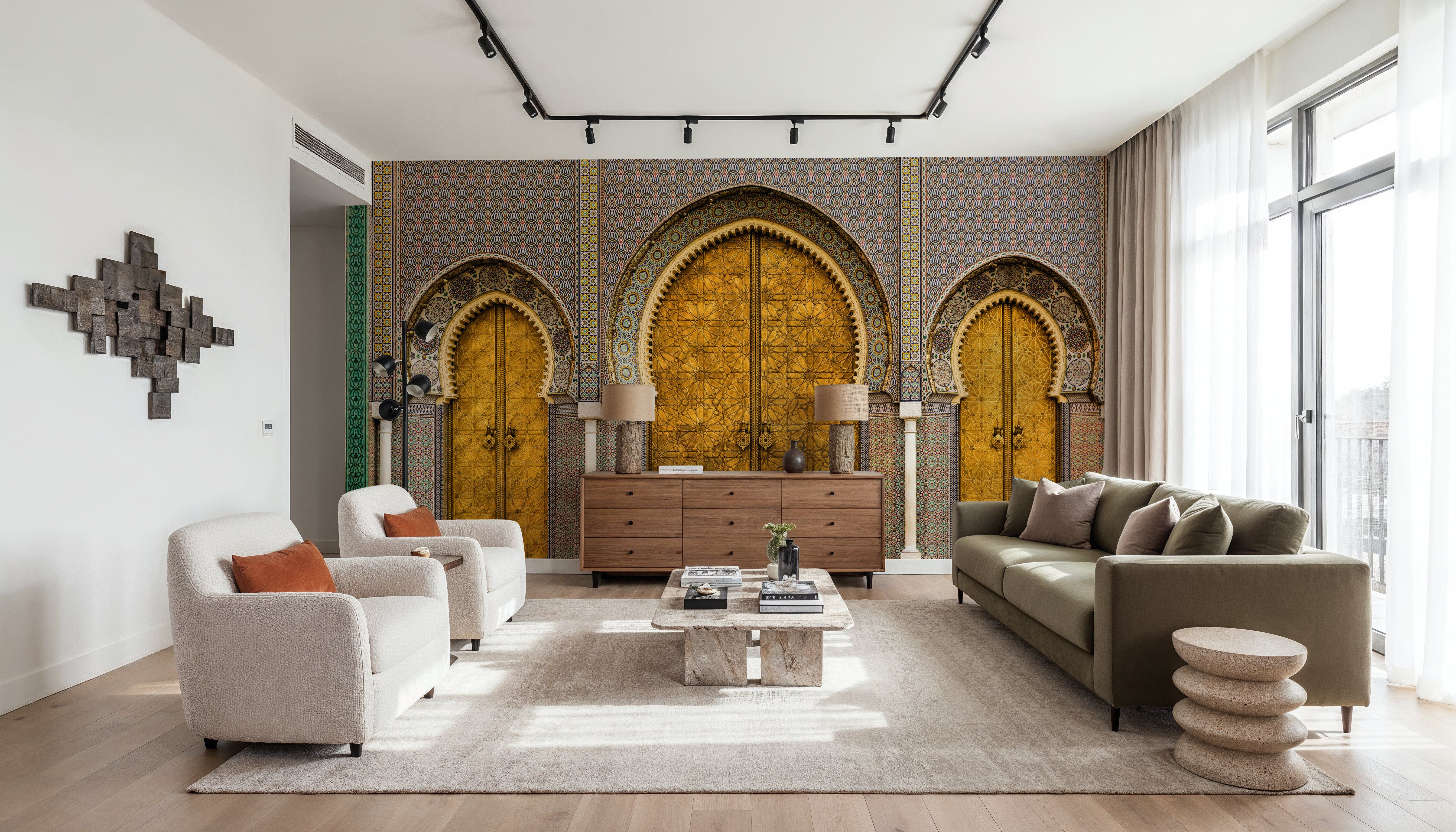 Three Doors, Wallpaper