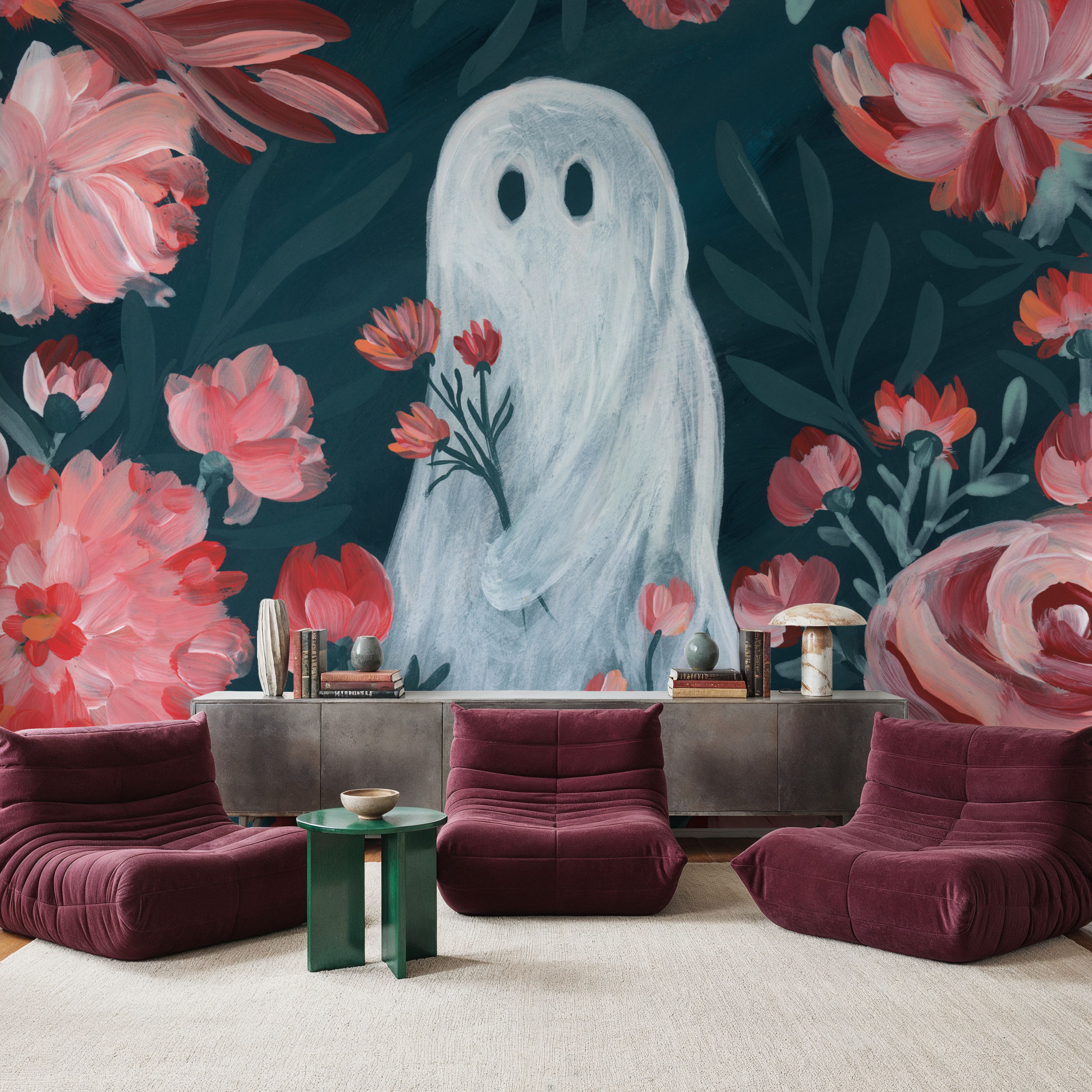 Ghost Among the Flowers