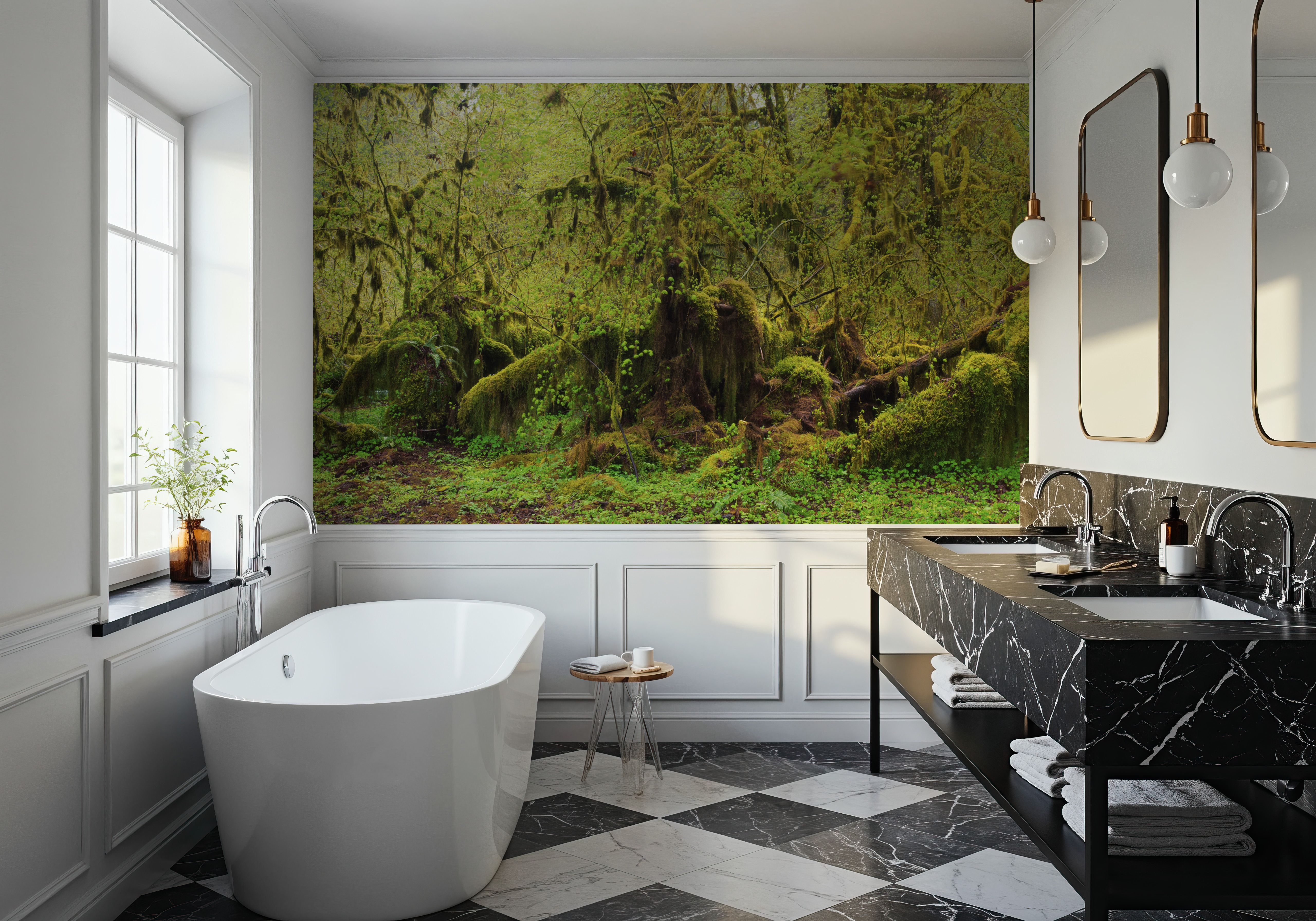 Old Maple trees, Wallpaper